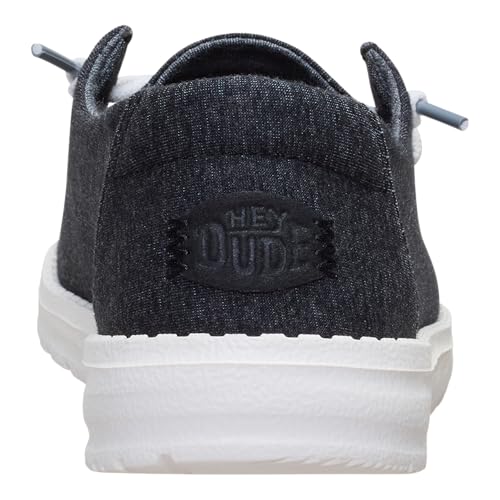 HEYDUDE Women’s Wendy Stretch Jersey Slip On Shoes | Lightweight Comfortable Travel Loafers with Elastic Laces