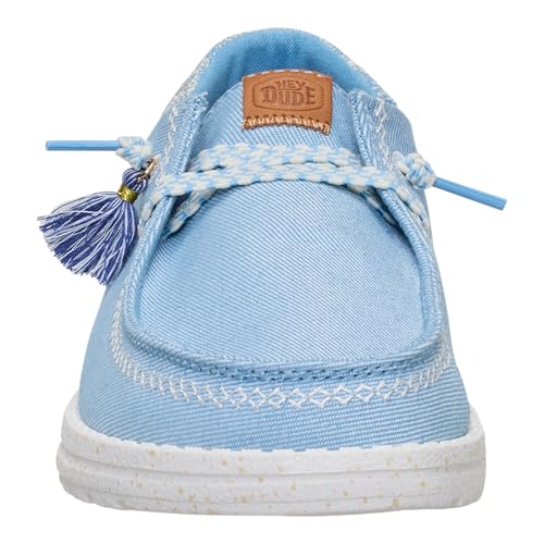 HEYDUDE Women's Wendy Funk Embroidered Floral Slip-On Loafers | Lightweight Comfortable Easy-On Casual Shoes