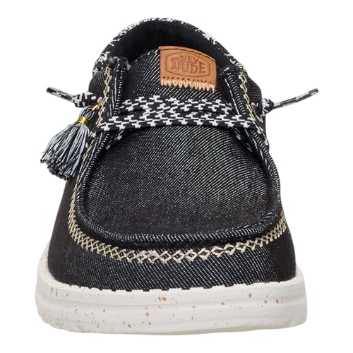 HEYDUDE Women's Wendy Funk Embroidered Floral Slip-On Loafers | Lightweight Comfortable Easy-On Casual Shoes