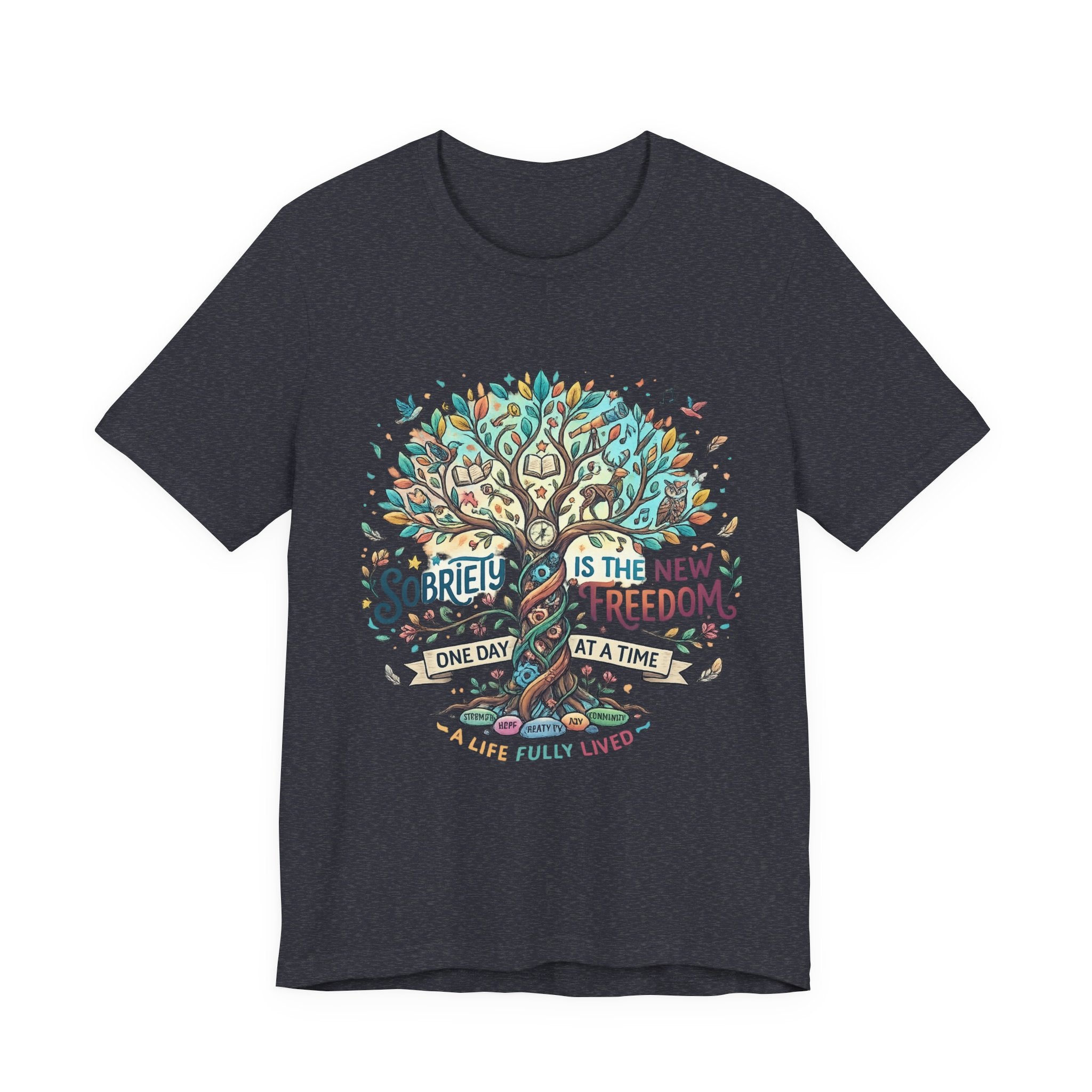 Sobriety Is the New Freedom — Inspirational Women's Graphic Tee