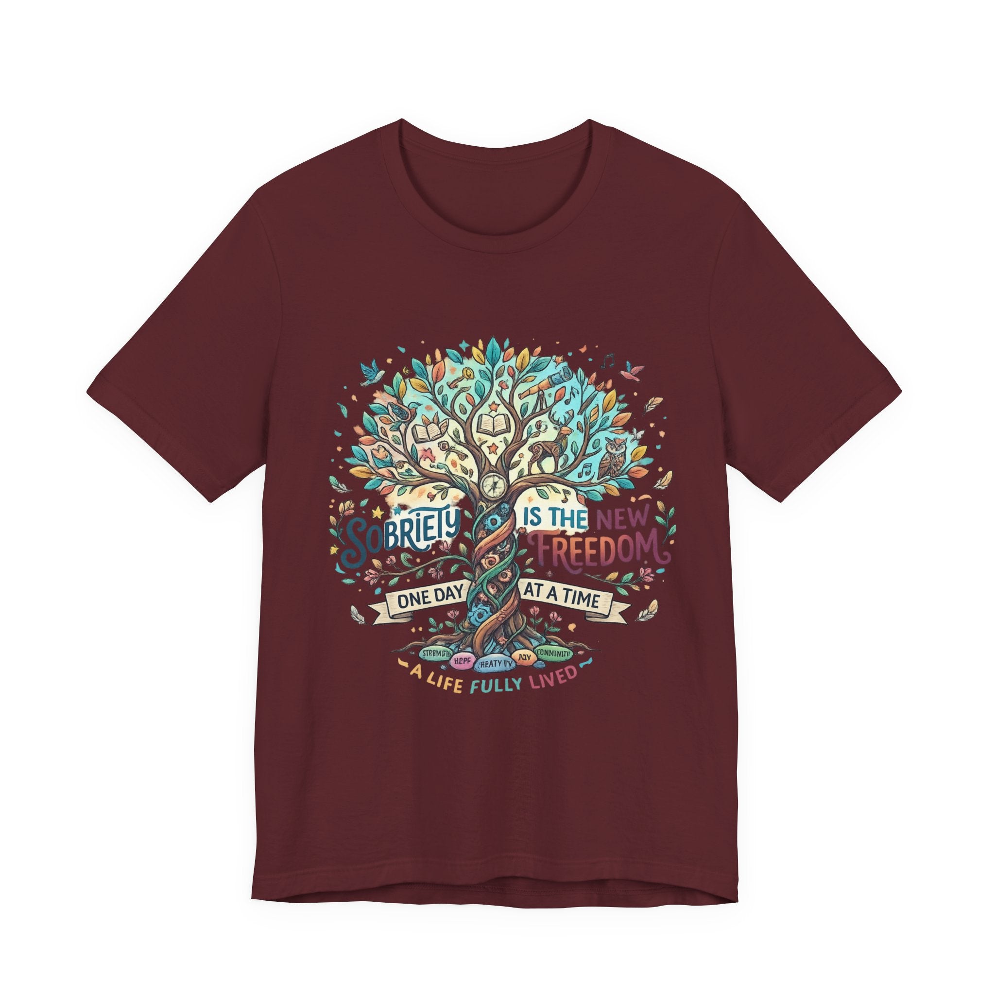 Sobriety Is the New Freedom — Inspirational Women's Graphic Tee
