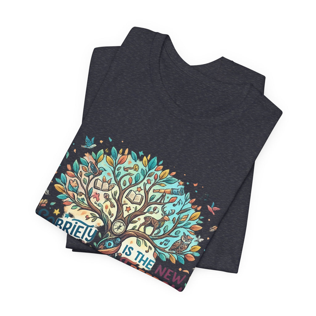 Sobriety Is the New Freedom — Inspirational Women's Graphic Tee