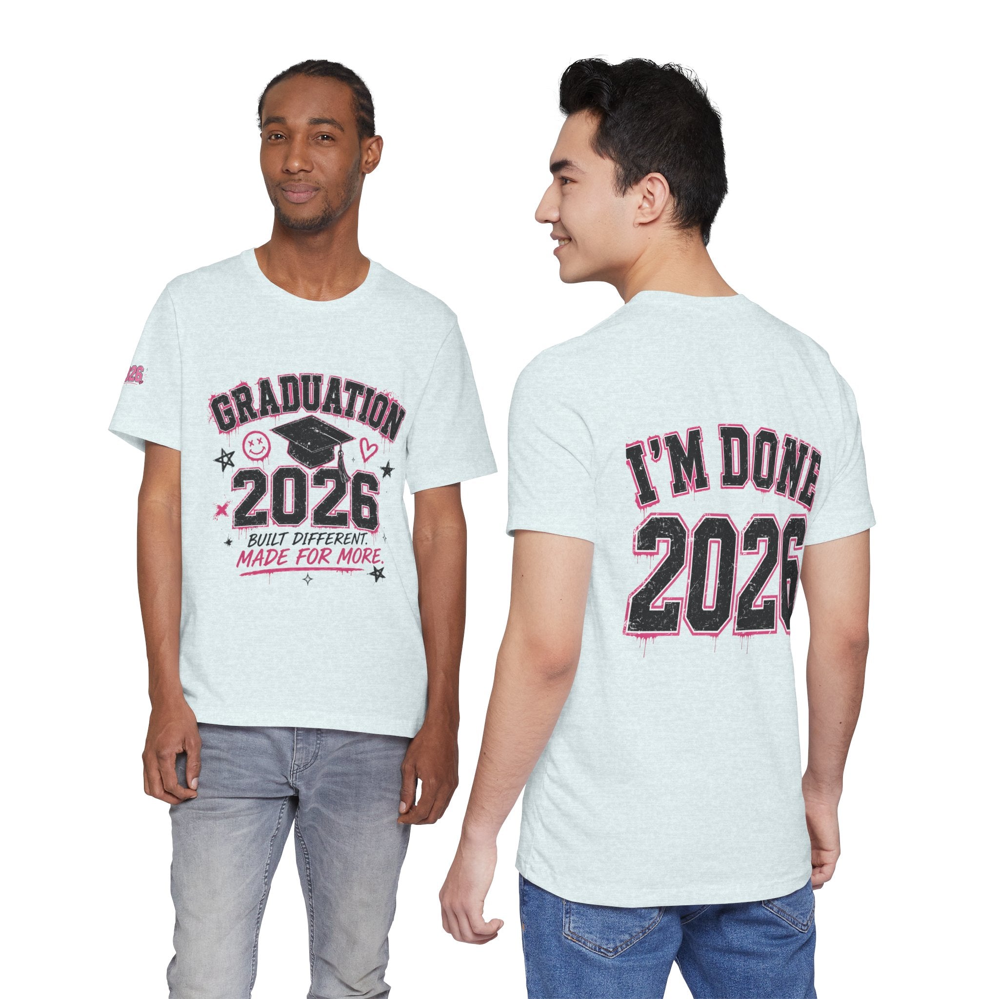 Class of 2026 Senior T-Shirt — “On Wednesdays We Wear Pink” So Fetch Graduation Tee
