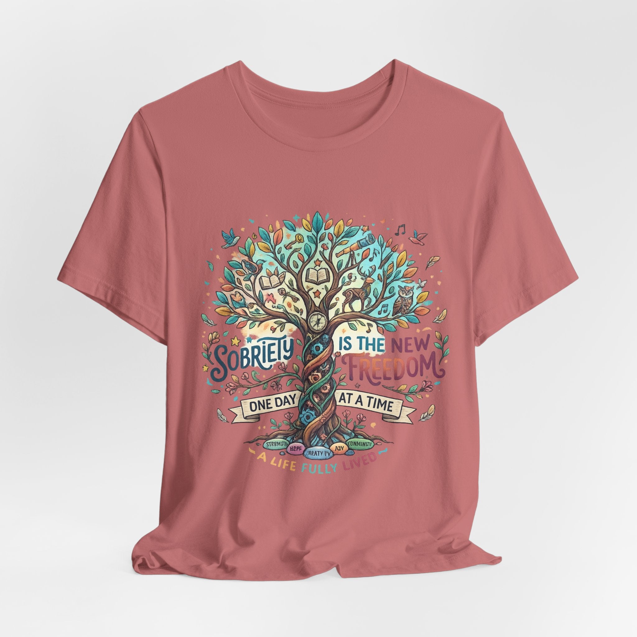 Sobriety Is the New Freedom — Inspirational Women's Graphic Tee