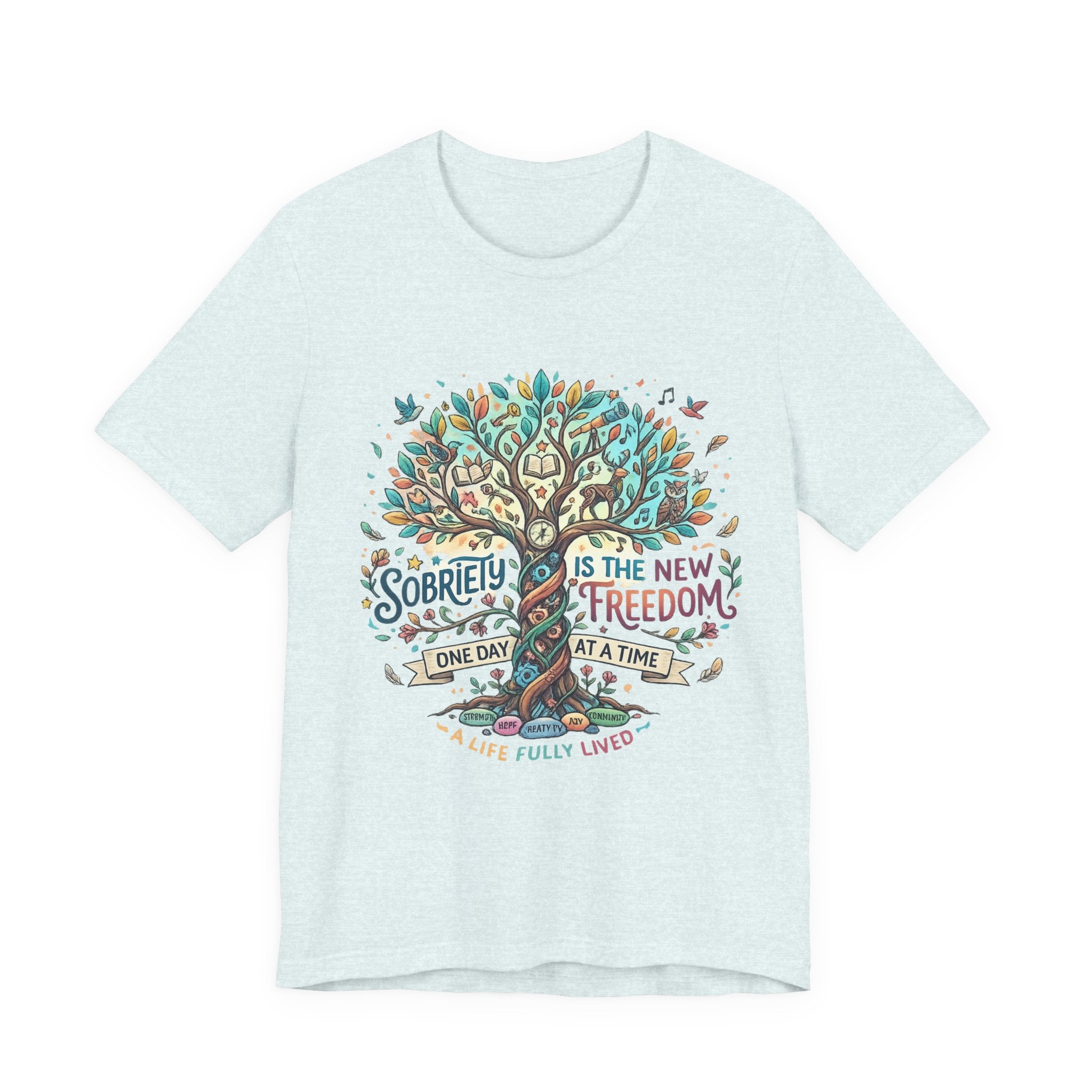 Sobriety Is the New Freedom — Inspirational Women's Graphic Tee