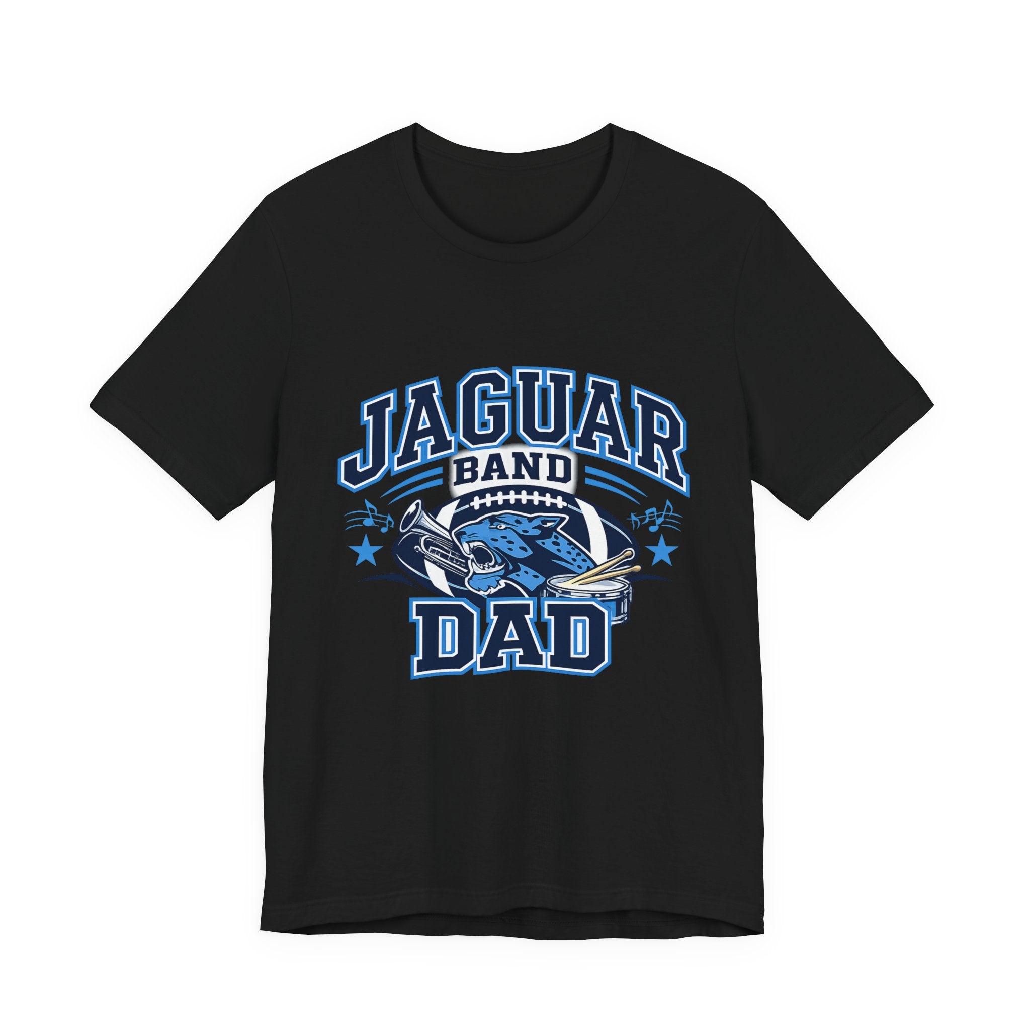 Jaguar Band Dad — Proud School Band Parent Graphic Tee