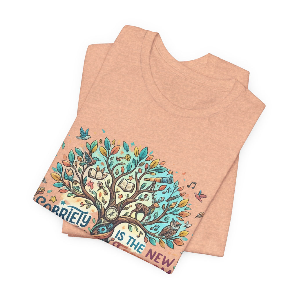 Sobriety Is the New Freedom — Inspirational Women's Graphic Tee