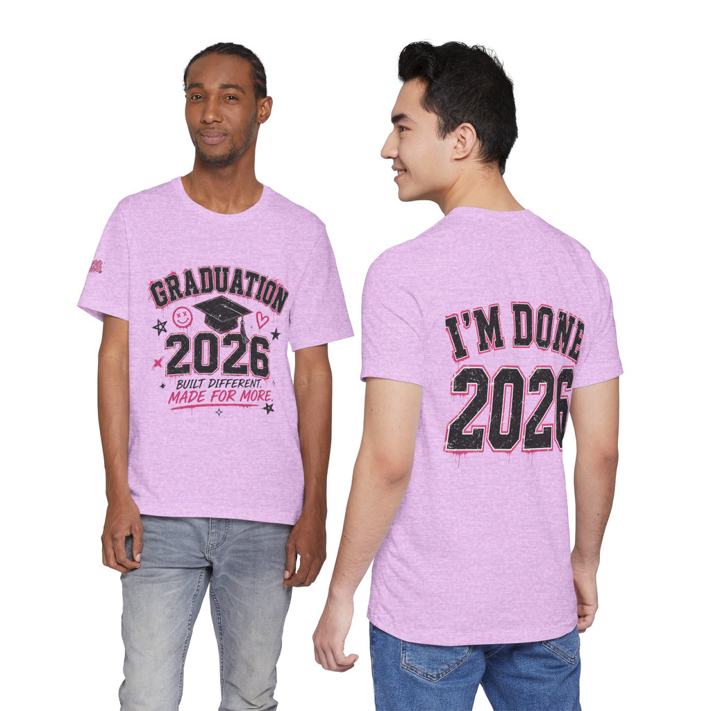 Class of 2026 Senior T-Shirt — “On Wednesdays We Wear Pink” So Fetch Graduation Tee