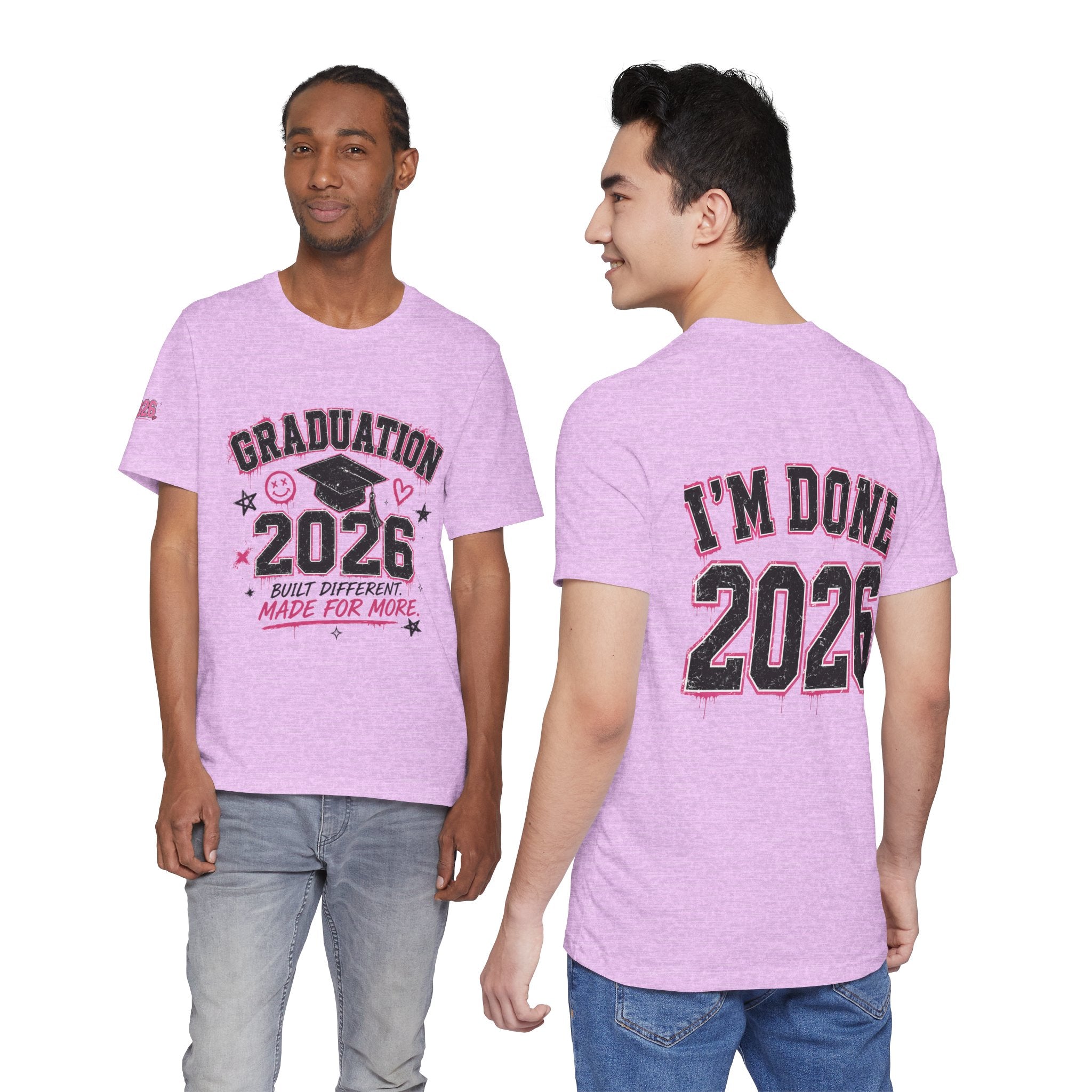 Class of 2026 Senior T-Shirt — “On Wednesdays We Wear Pink” So Fetch Graduation Tee