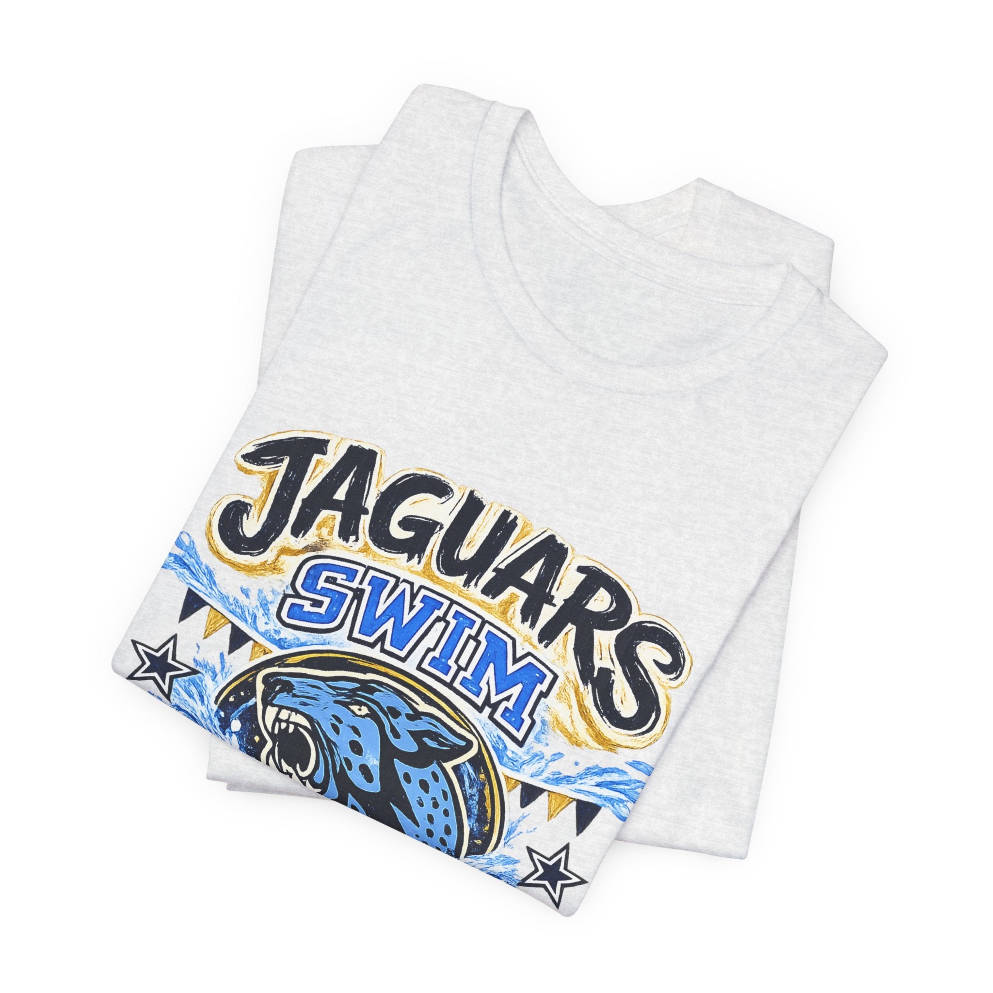 Jaguar Swim Dad — Proud School Swim Team Parent Graphic Tee
