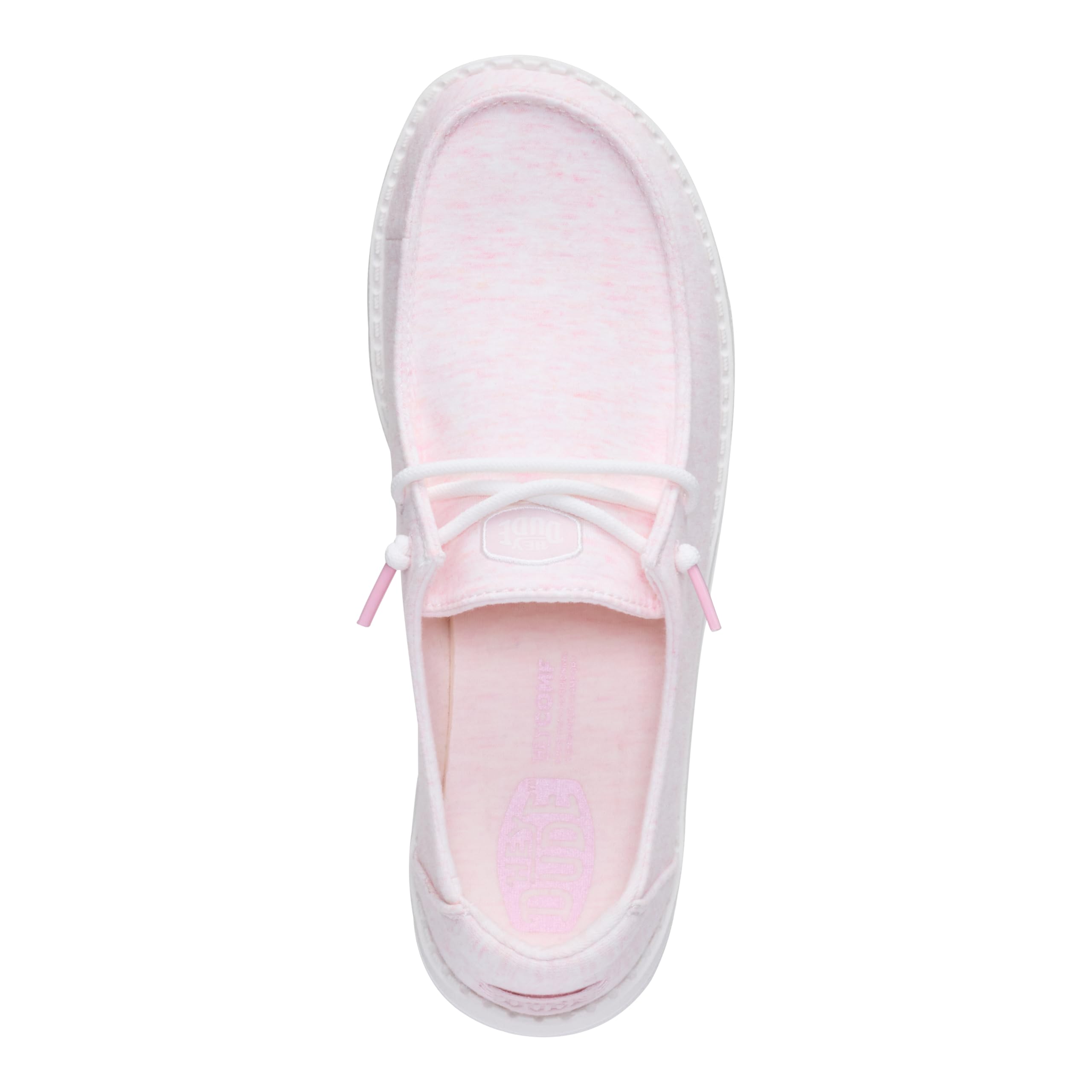 HEYDUDE Women’s Wendy Stretch Jersey Slip On Shoes | Lightweight Comfortable Travel Loafers with Elastic Laces