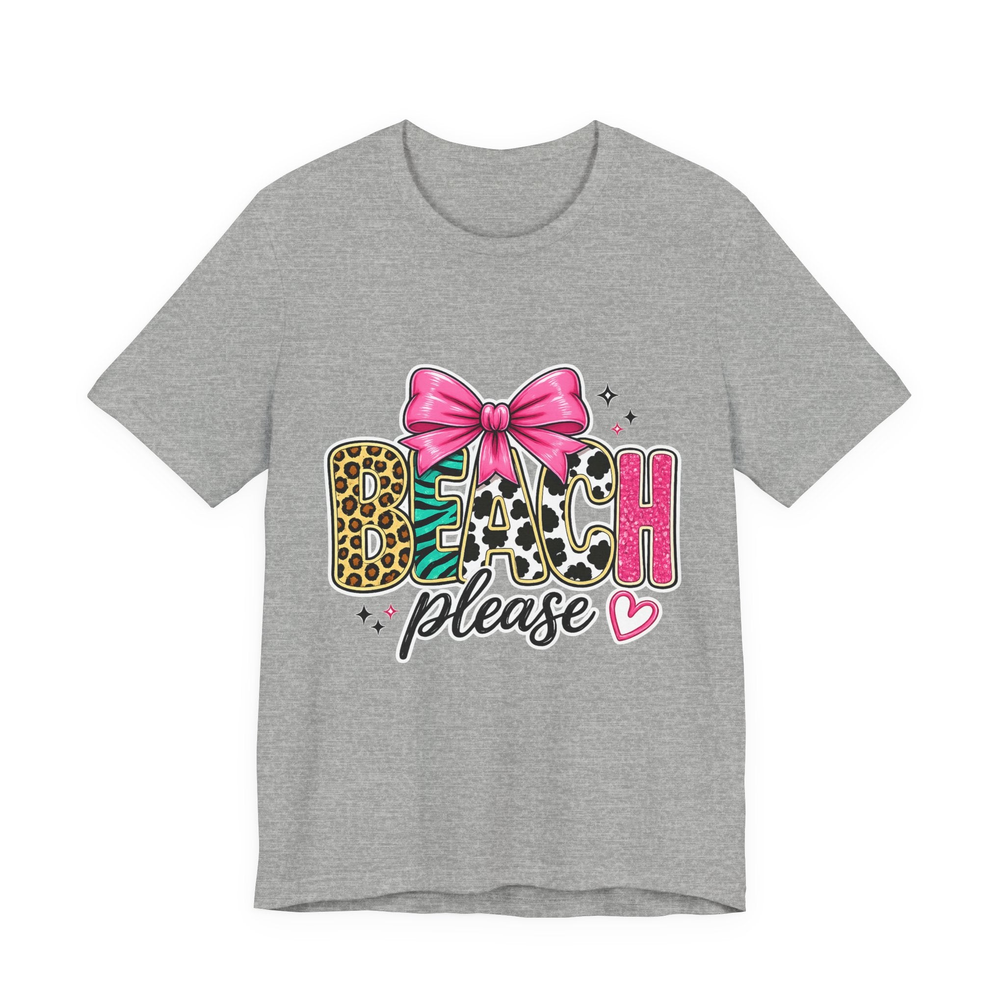 Beach Please — Funny Women's Beach Graphic Tee