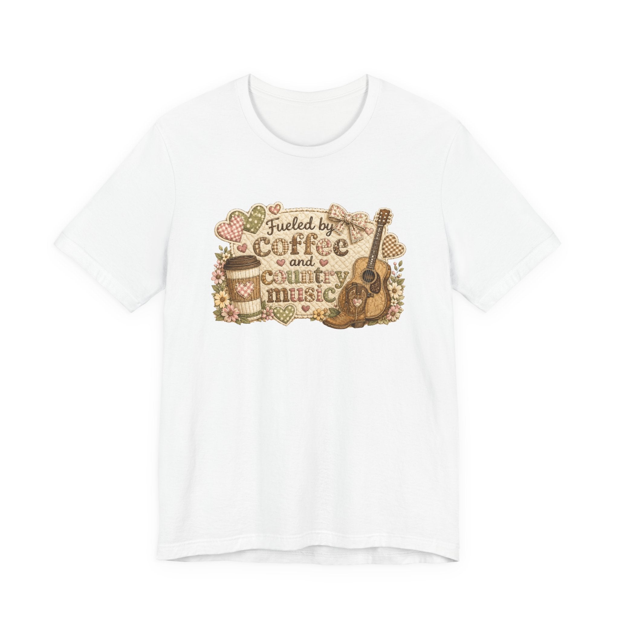 Fueled by Coffee and Country Music — Funny Women's Country Tee
