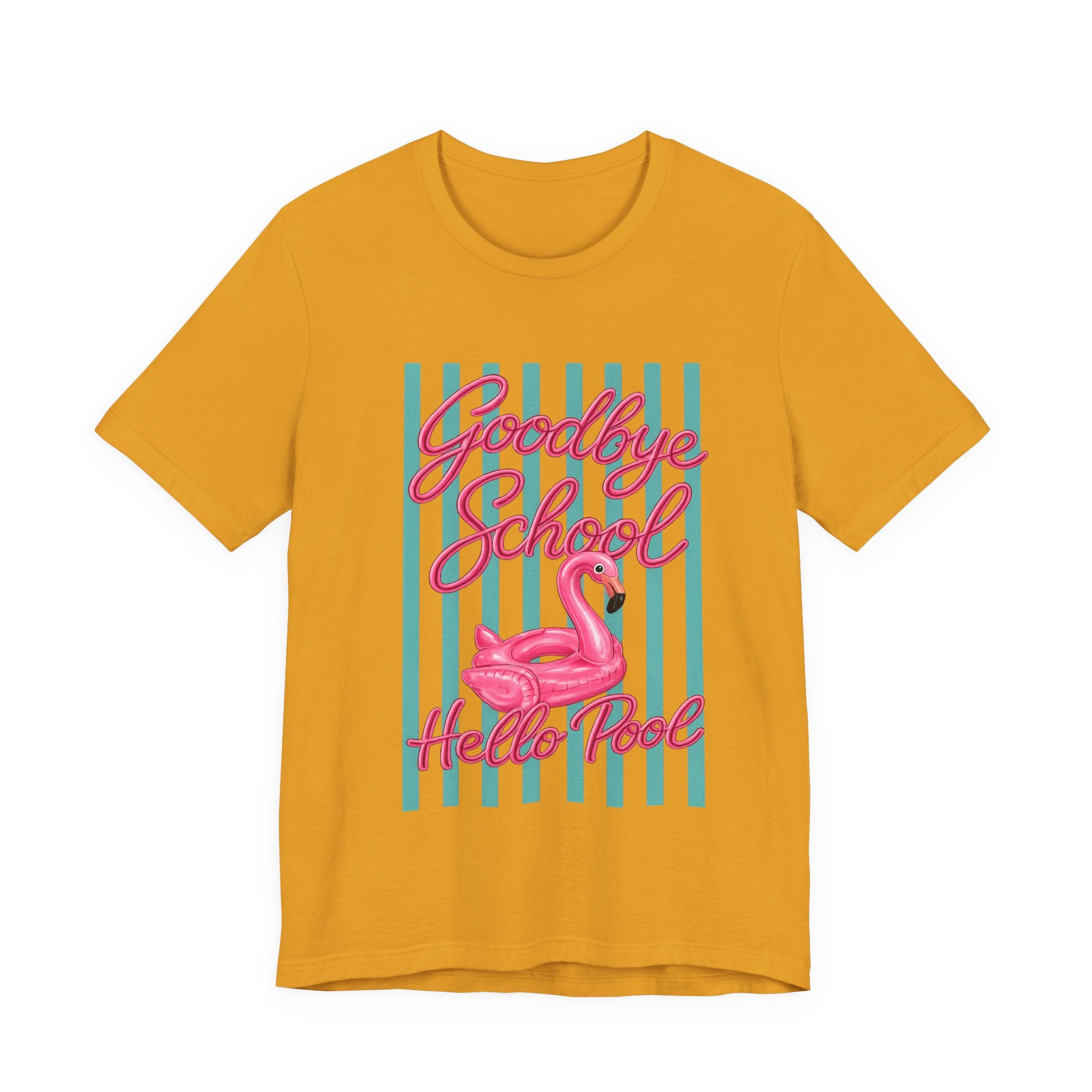 Goodbye School Hello Pool — Kids & Teacher Summer Graphic Tee