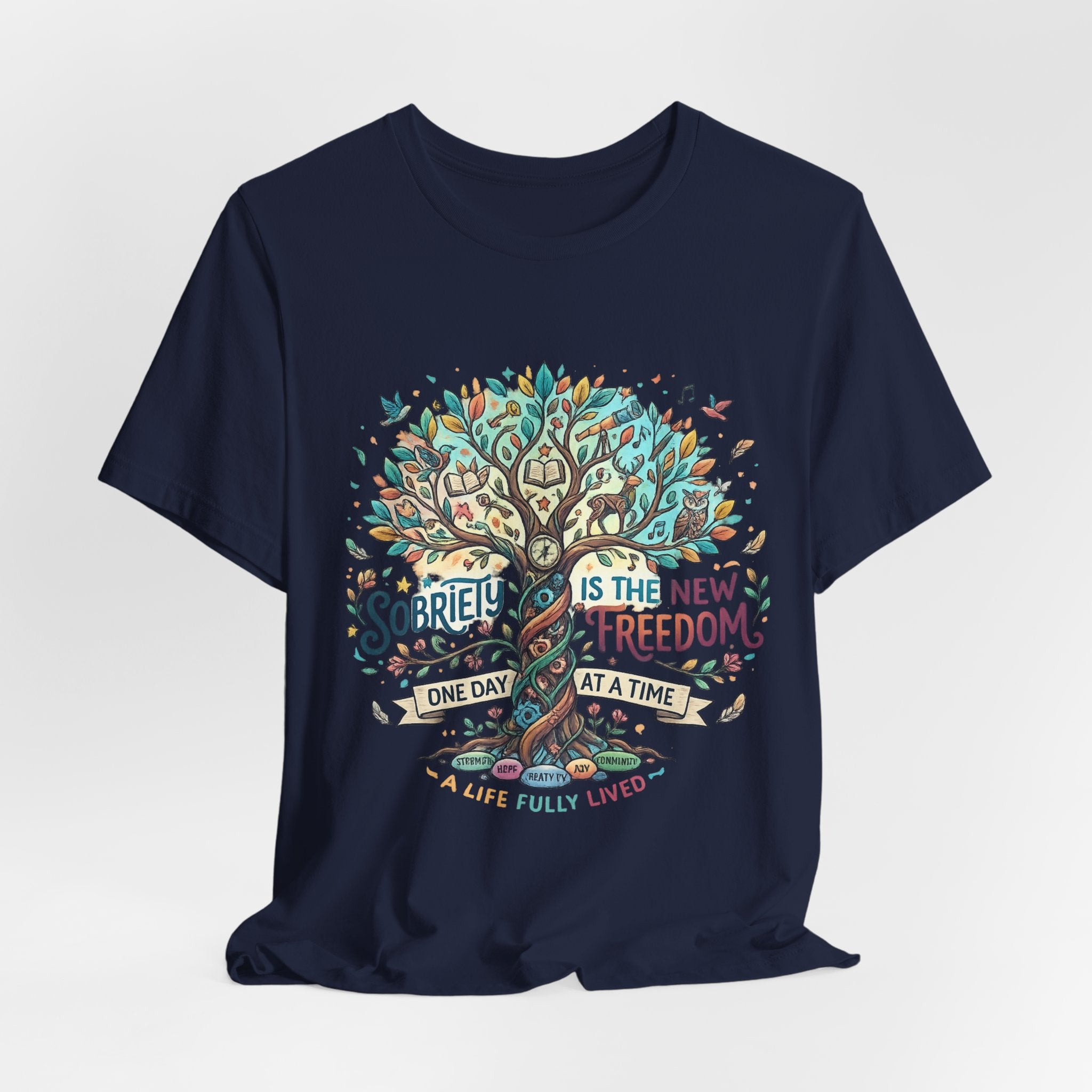 Sobriety Is the New Freedom — Inspirational Women's Graphic Tee