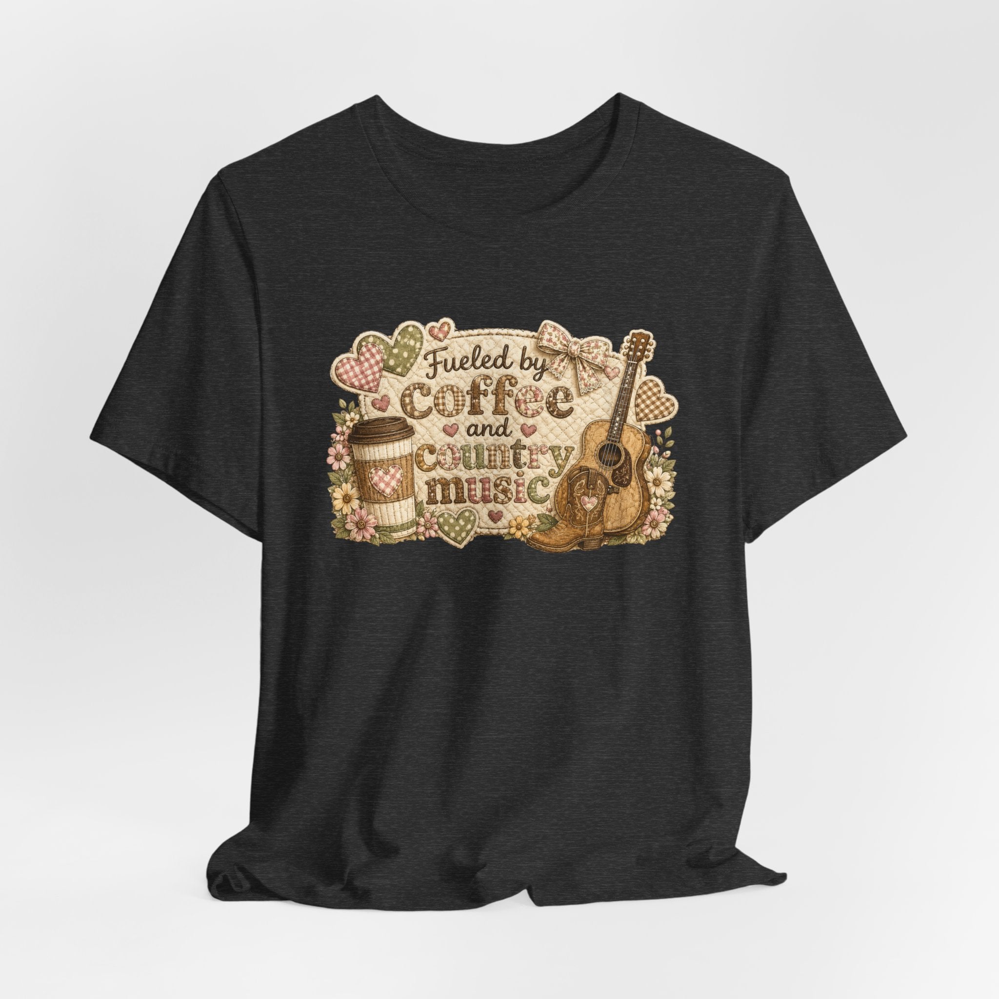 Fueled by Coffee and Country Music — Funny Women's Country Tee