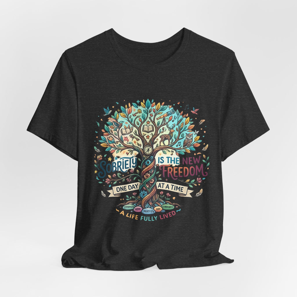 Sobriety Is the New Freedom — Inspirational Women's Graphic Tee