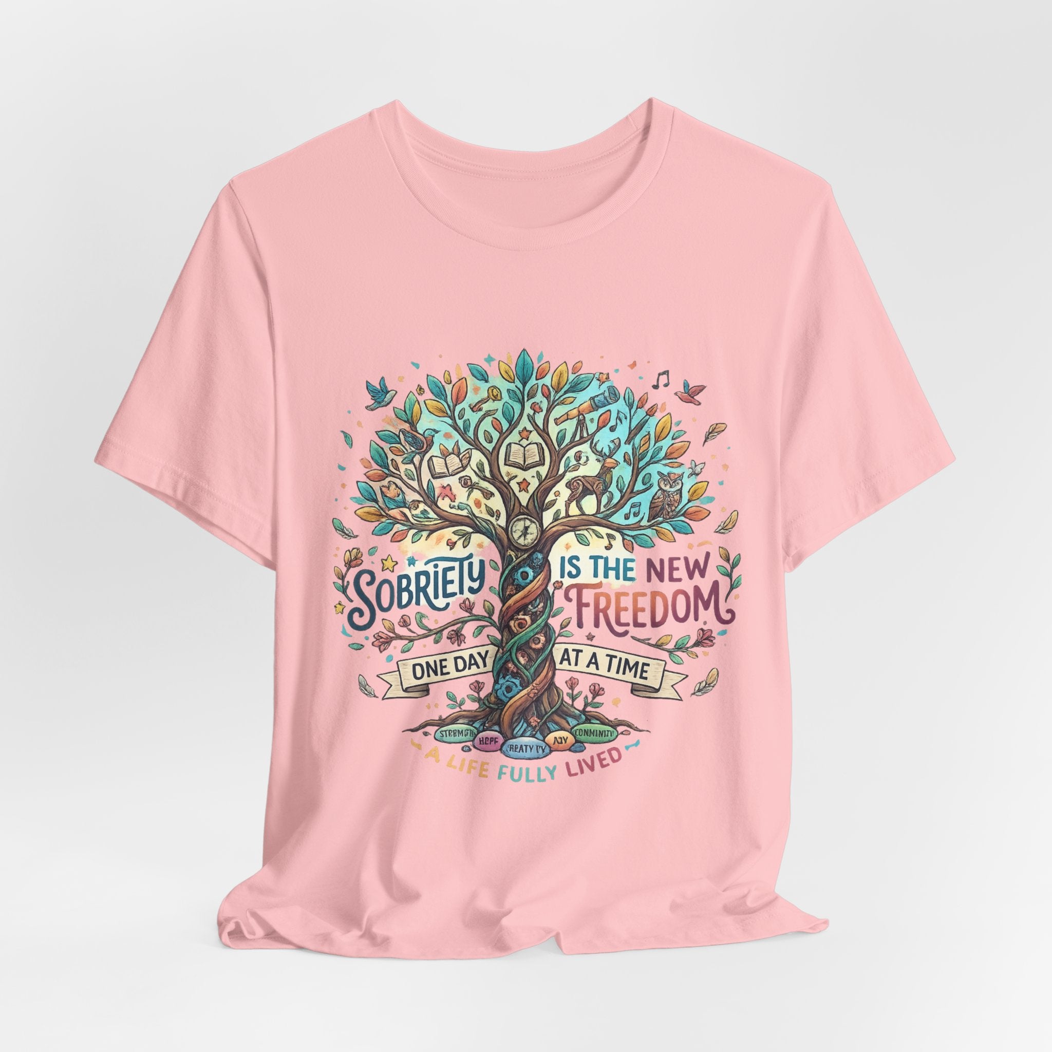 Sobriety Is the New Freedom — Inspirational Women's Graphic Tee