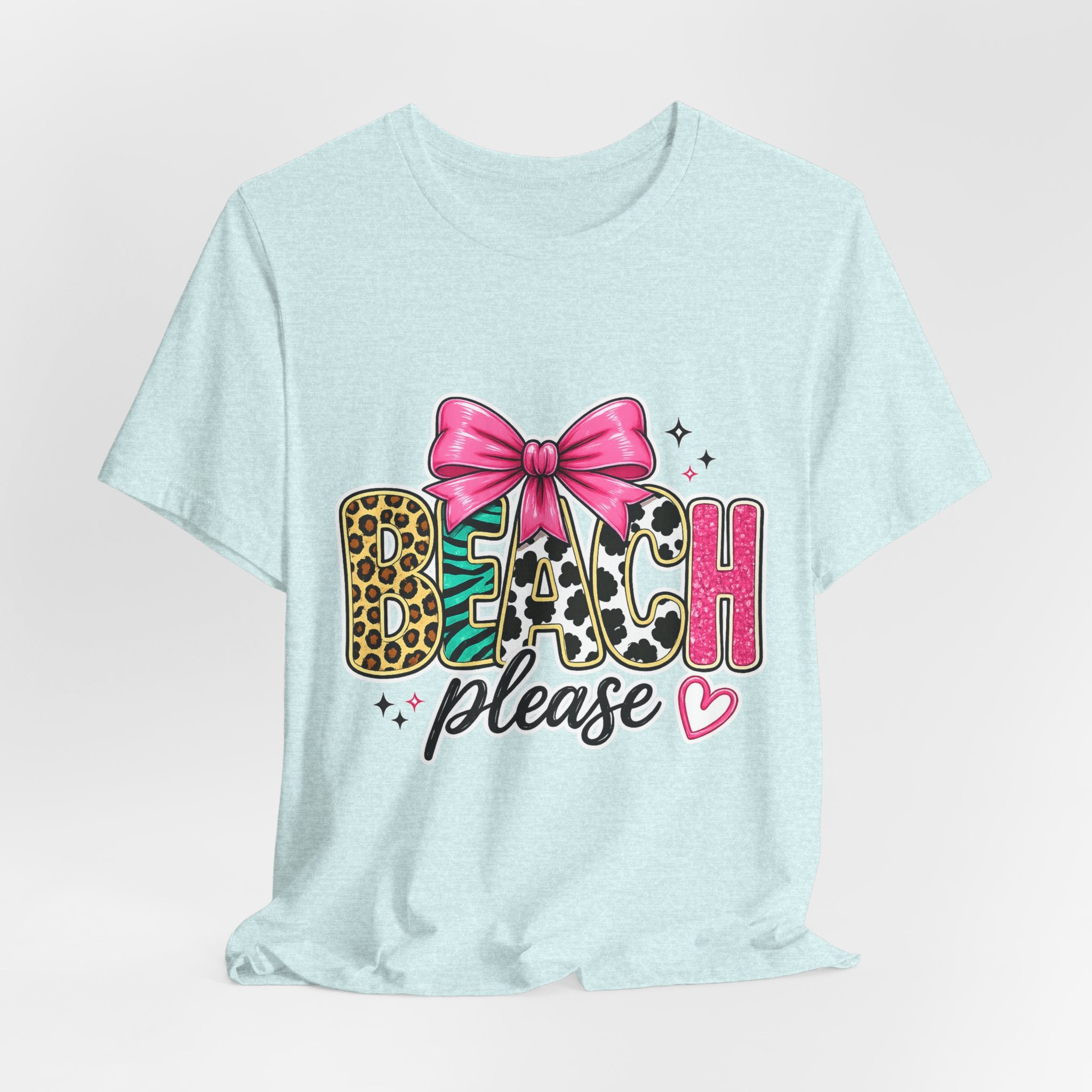 Beach Please — Funny Women's Beach Graphic Tee