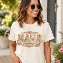 Mama — My Heart, My World | Heartfelt Mom Graphic Tee