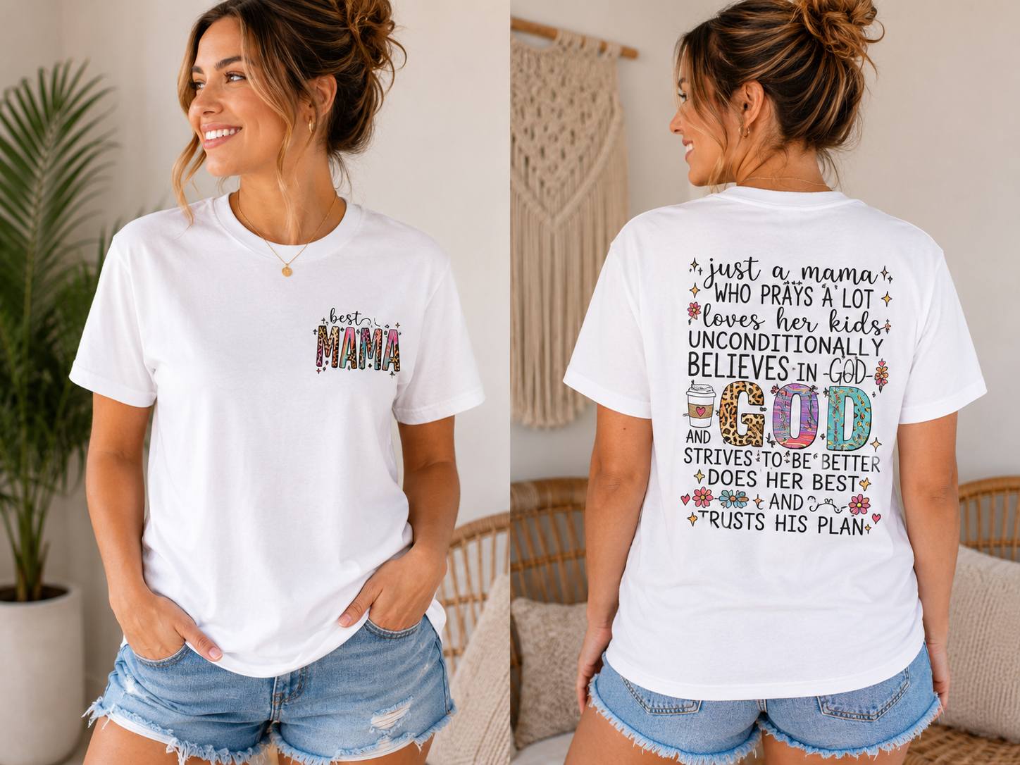 Mama Said — Funny Front & Back Women's Graphic Tee