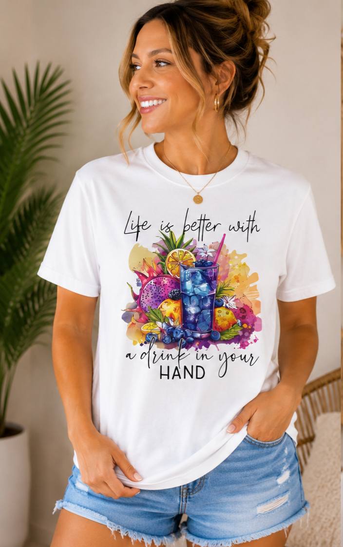 Summer Water — Funny Cocktail Women's Graphic Tee