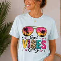 Good Vibes Only — Positive Women's Graphic Tee