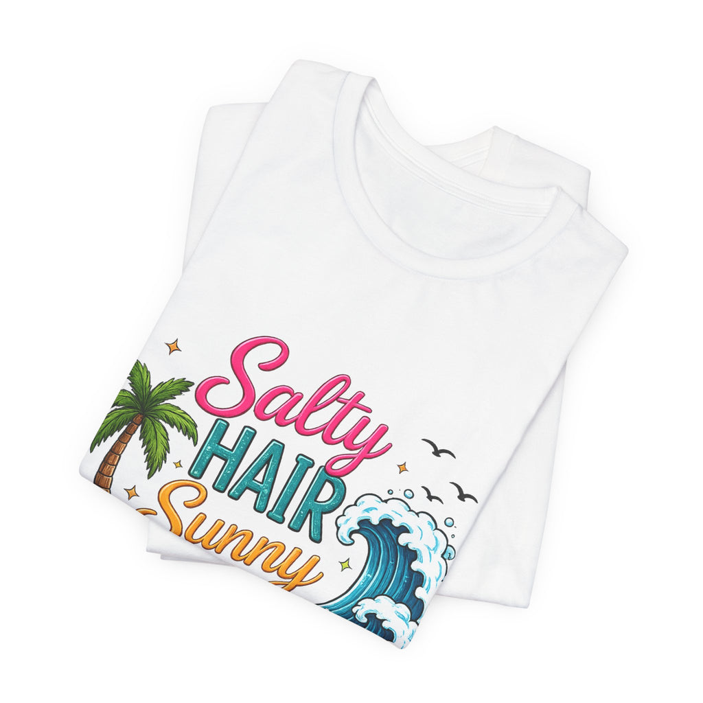Salty Hair Sunny Soul — Women's Beach Graphic Tee
