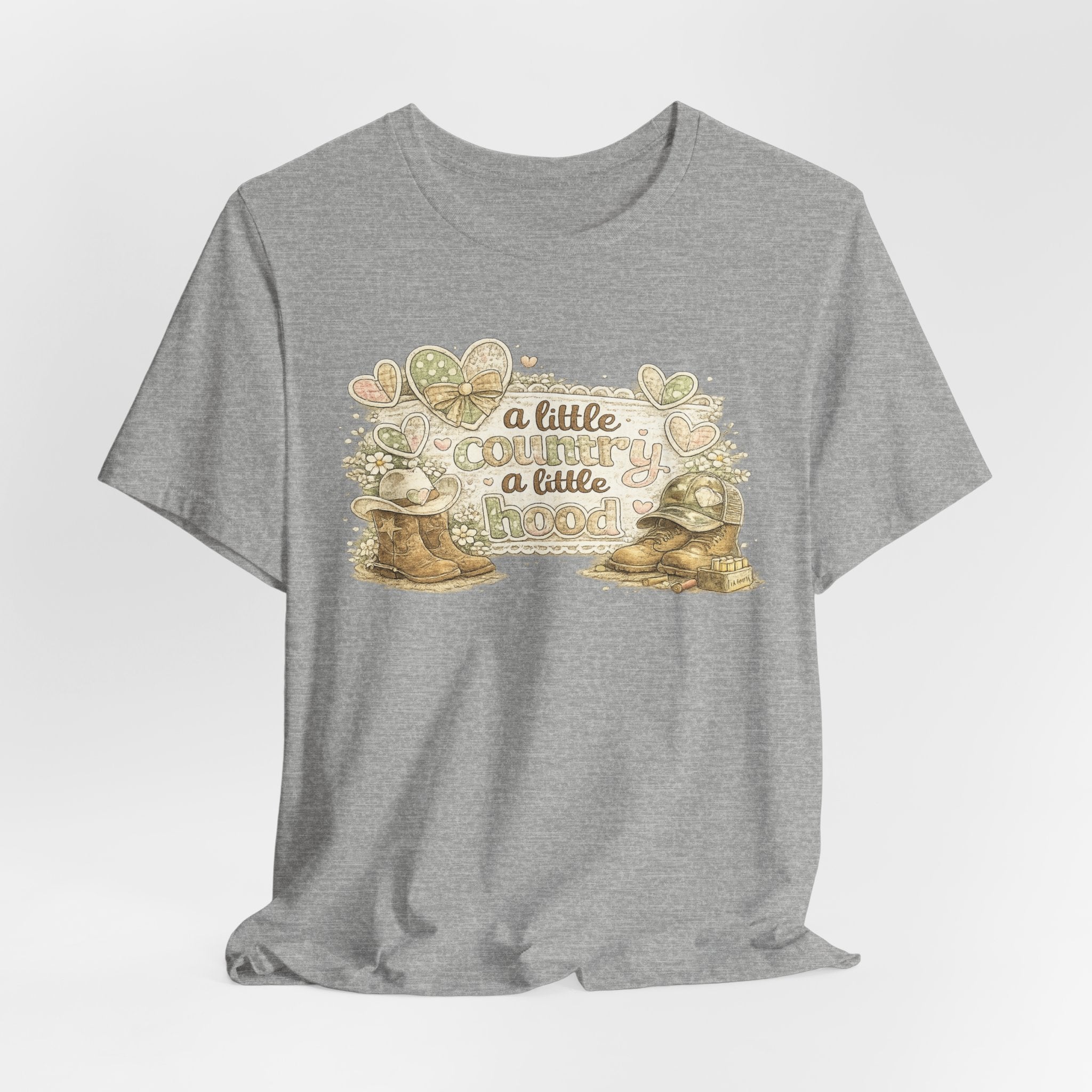 A Little Country A Little Hood — Funny Women's Graphic Tee