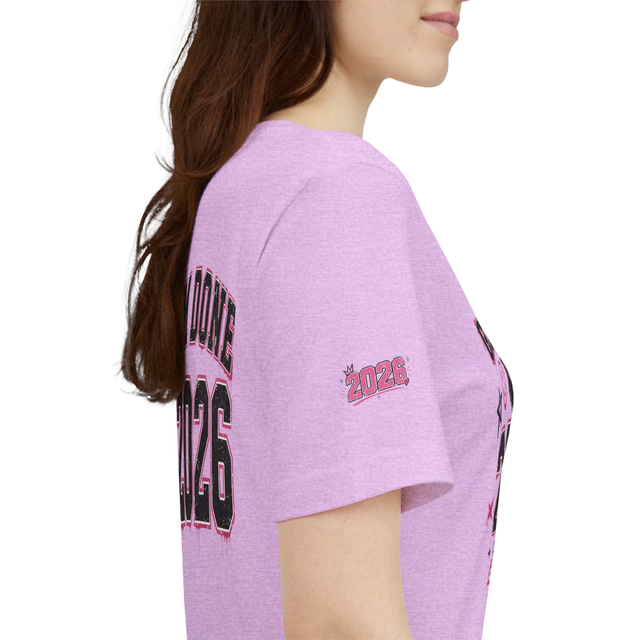 Class of 2026 Senior T-Shirt — “On Wednesdays We Wear Pink” So Fetch Graduation Tee