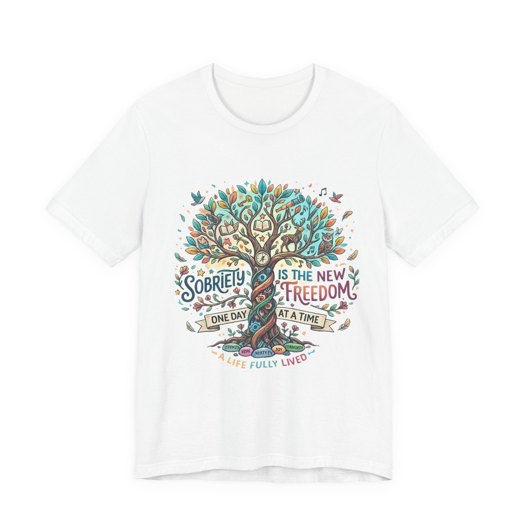 Sobriety Is the New Freedom — Inspirational Women's Graphic Tee