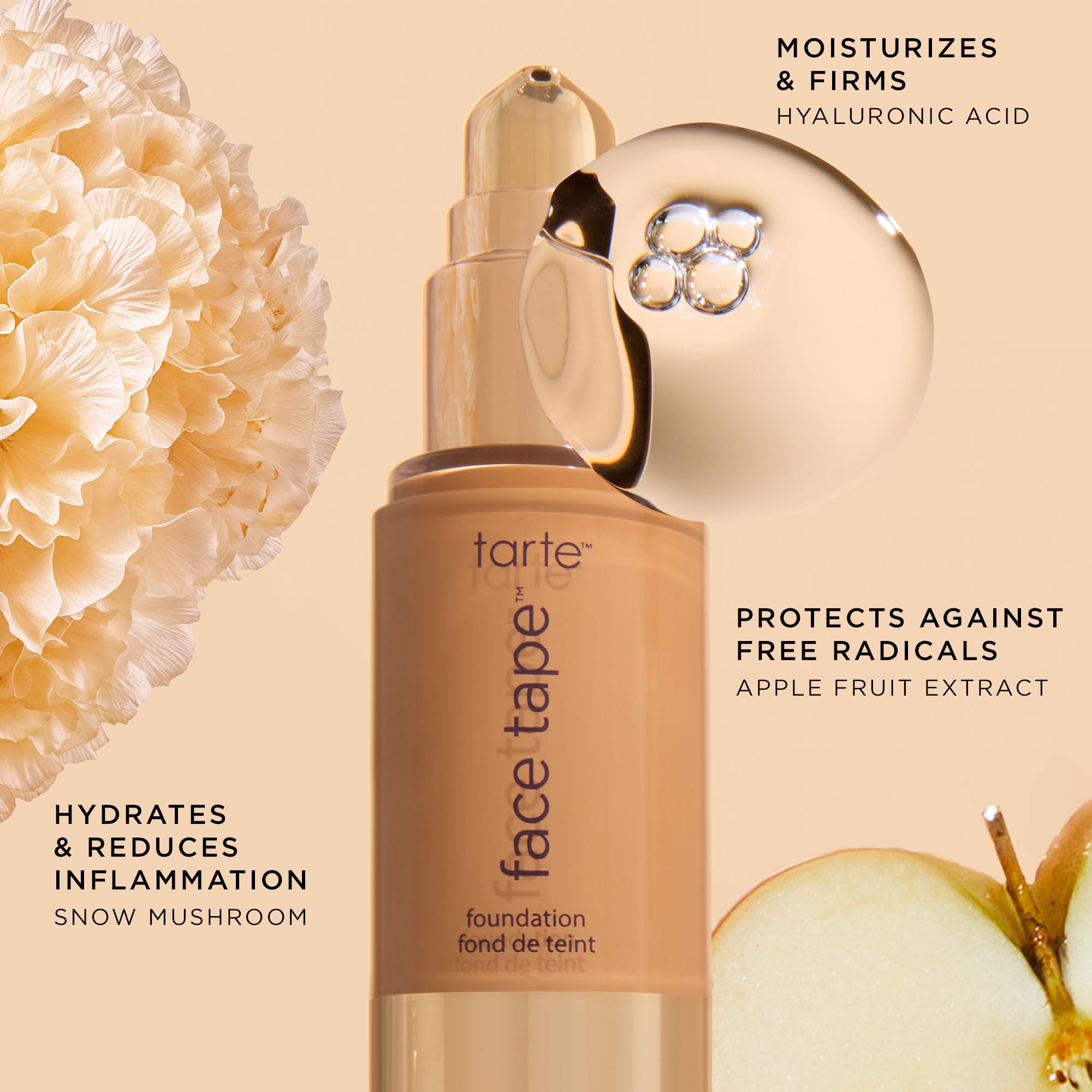 tarte face tape foundation – Full-Coverage 12hr Waterproof Makeup, Hydrating & Smoothing with a Natural Matte Finish for Transfer-Proof Comfortable Long-Wear Foundation, Vegan & Cruelty-Free
