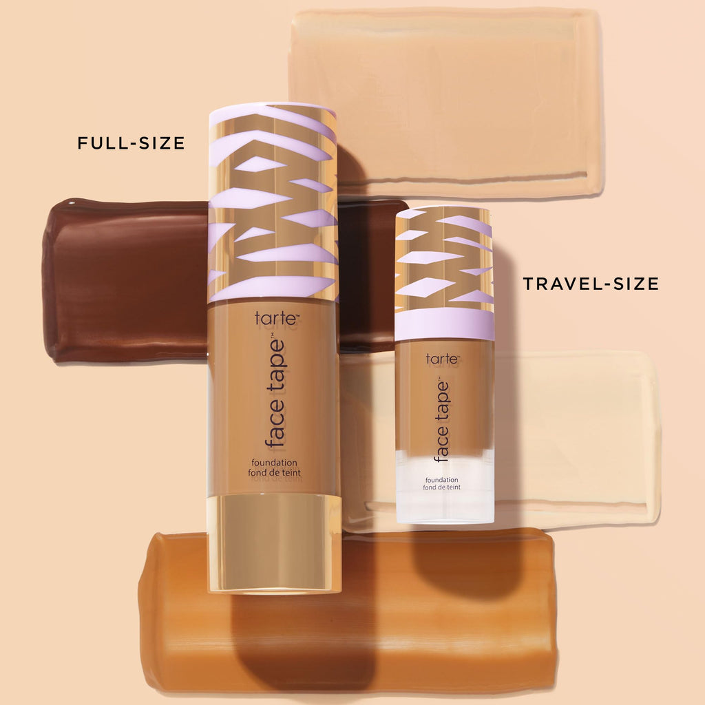 tarte face tape foundation – Full-Coverage 12hr Waterproof Makeup, Hydrating & Smoothing with a Natural Matte Finish for Transfer-Proof Comfortable Long-Wear Foundation, Vegan & Cruelty-Free