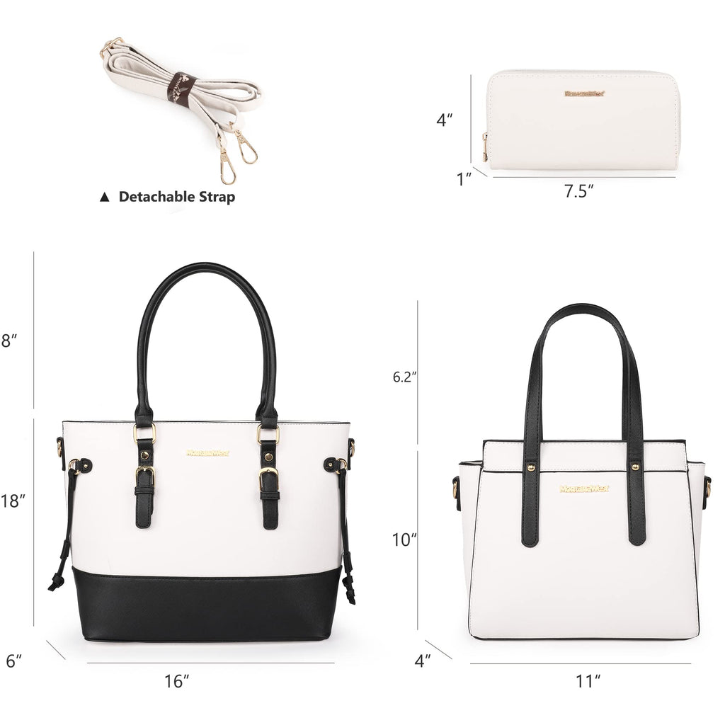 Montana West 3PCS Purses for Women Tote Bag and Wallet Set Shoulder Satchel Handbags