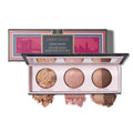 LAURA GELLER NEW YORK Geller's Greatest Lift-n-Glow Baked Trio Palette - Highlighter, Blush, Bronzer - All Skin Tones