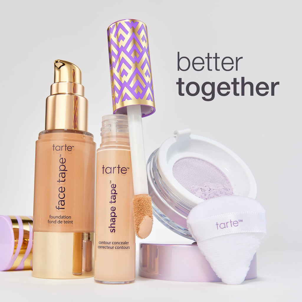 tarte face tape foundation – Full-Coverage 12hr Waterproof Makeup, Hydrating & Smoothing with a Natural Matte Finish for Transfer-Proof Comfortable Long-Wear Foundation, Vegan & Cruelty-Free