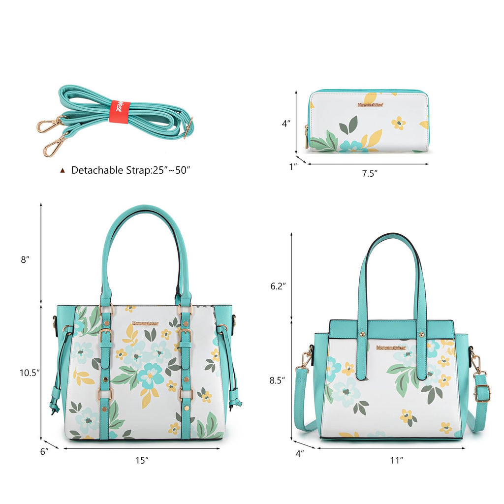 Montana West 3PCS Purses for Women Tote Bag and Wallet Set Shoulder Satchel Handbags