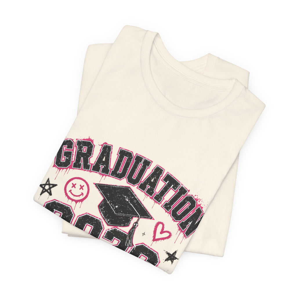 Class of 2026 Senior T-Shirt — “On Wednesdays We Wear Pink” So Fetch Graduation Tee
