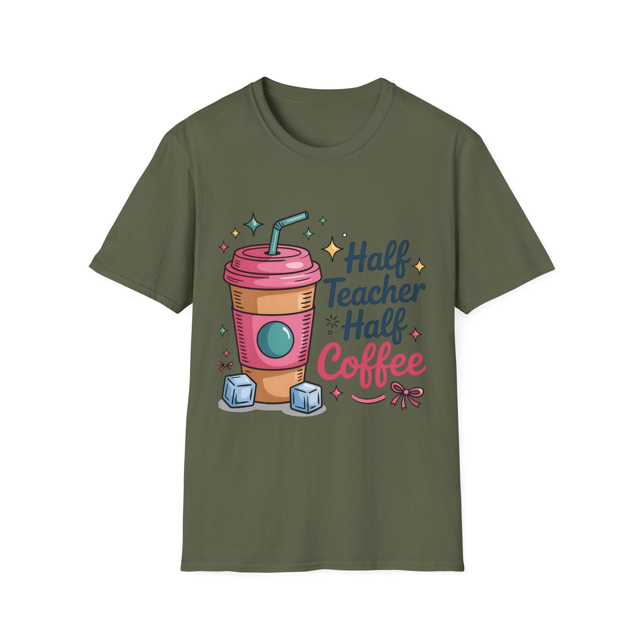 Half coffee half teacher