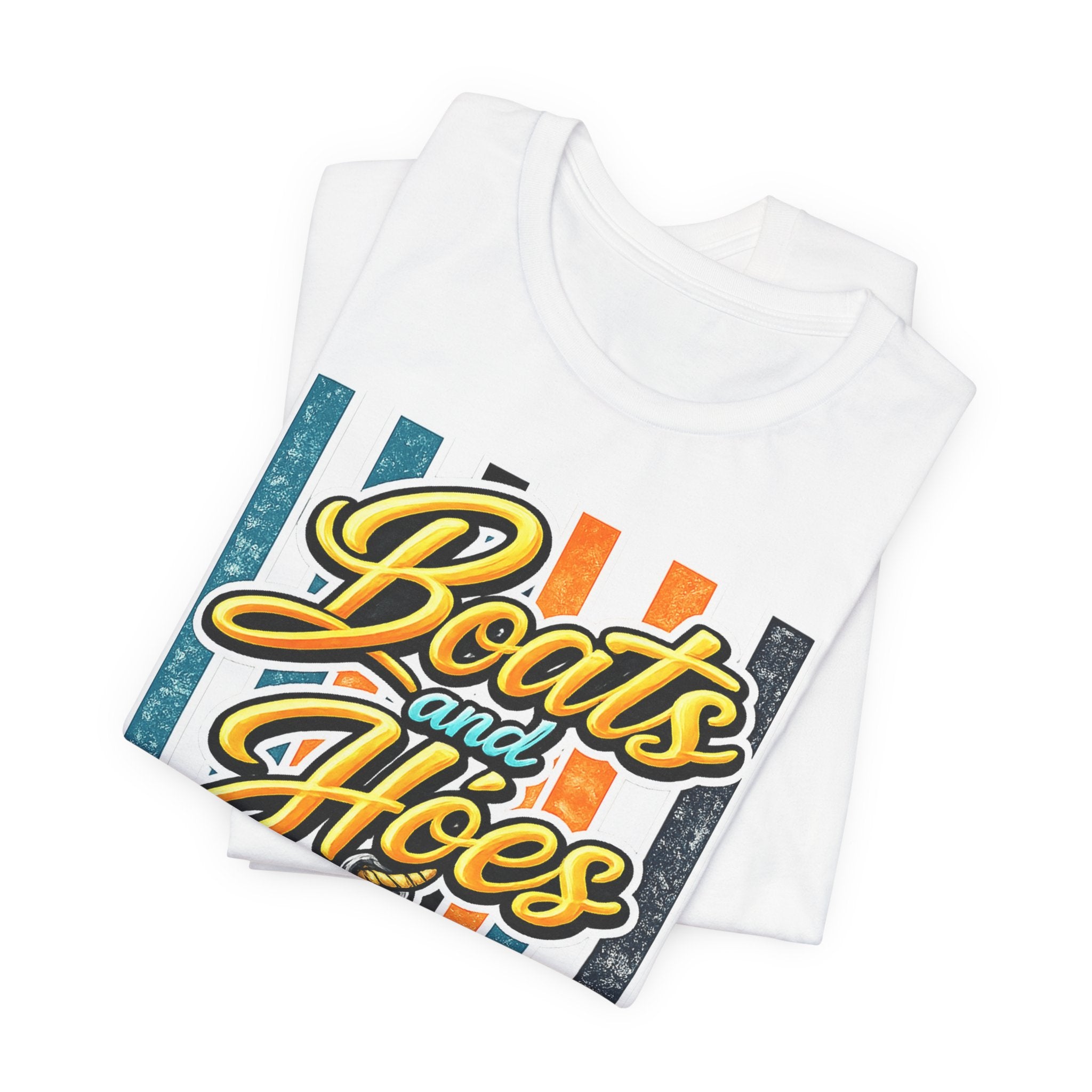 Boats and Hoes — Funny Women's Lake Graphic Tee
