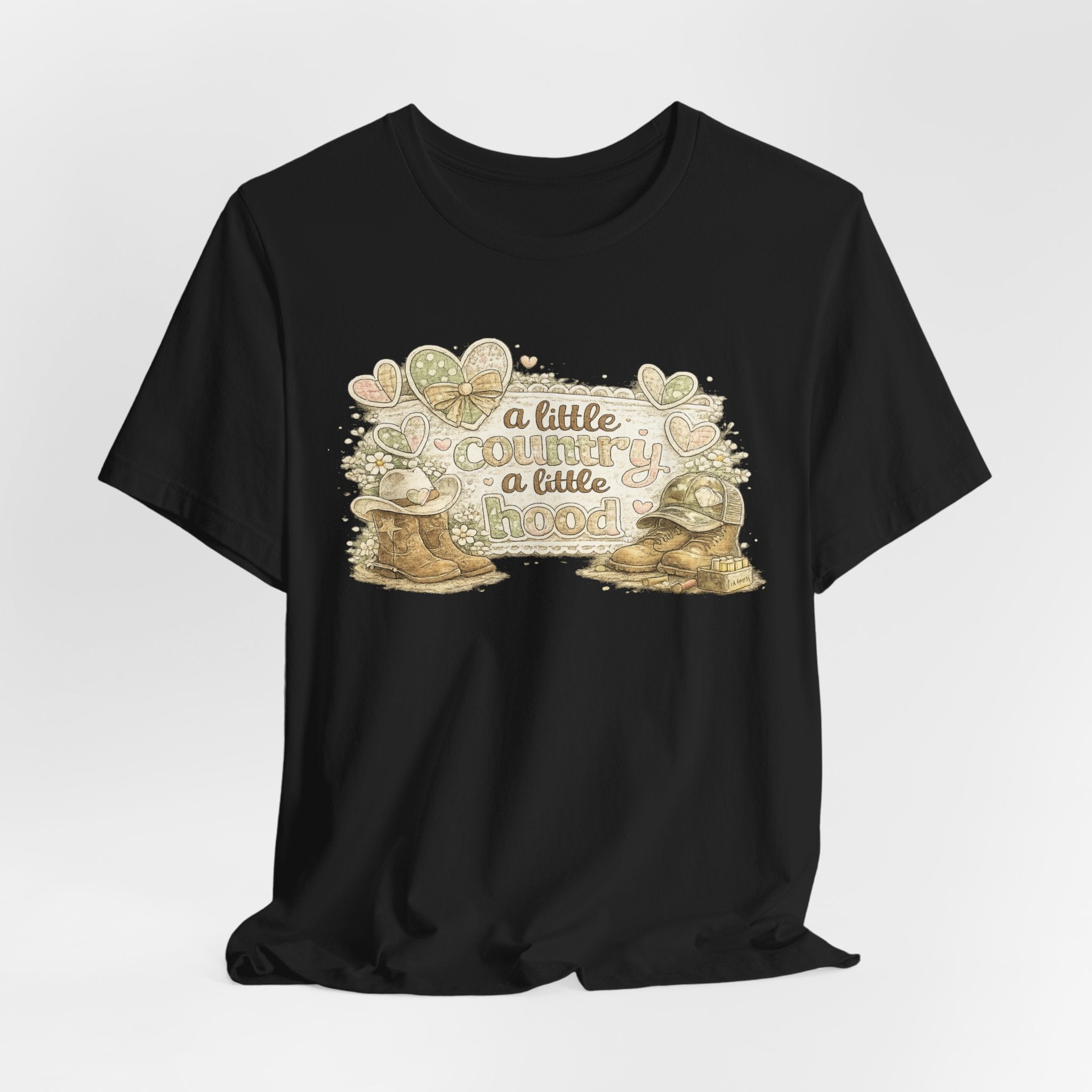 A Little Country A Little Hood — Funny Women's Graphic Tee