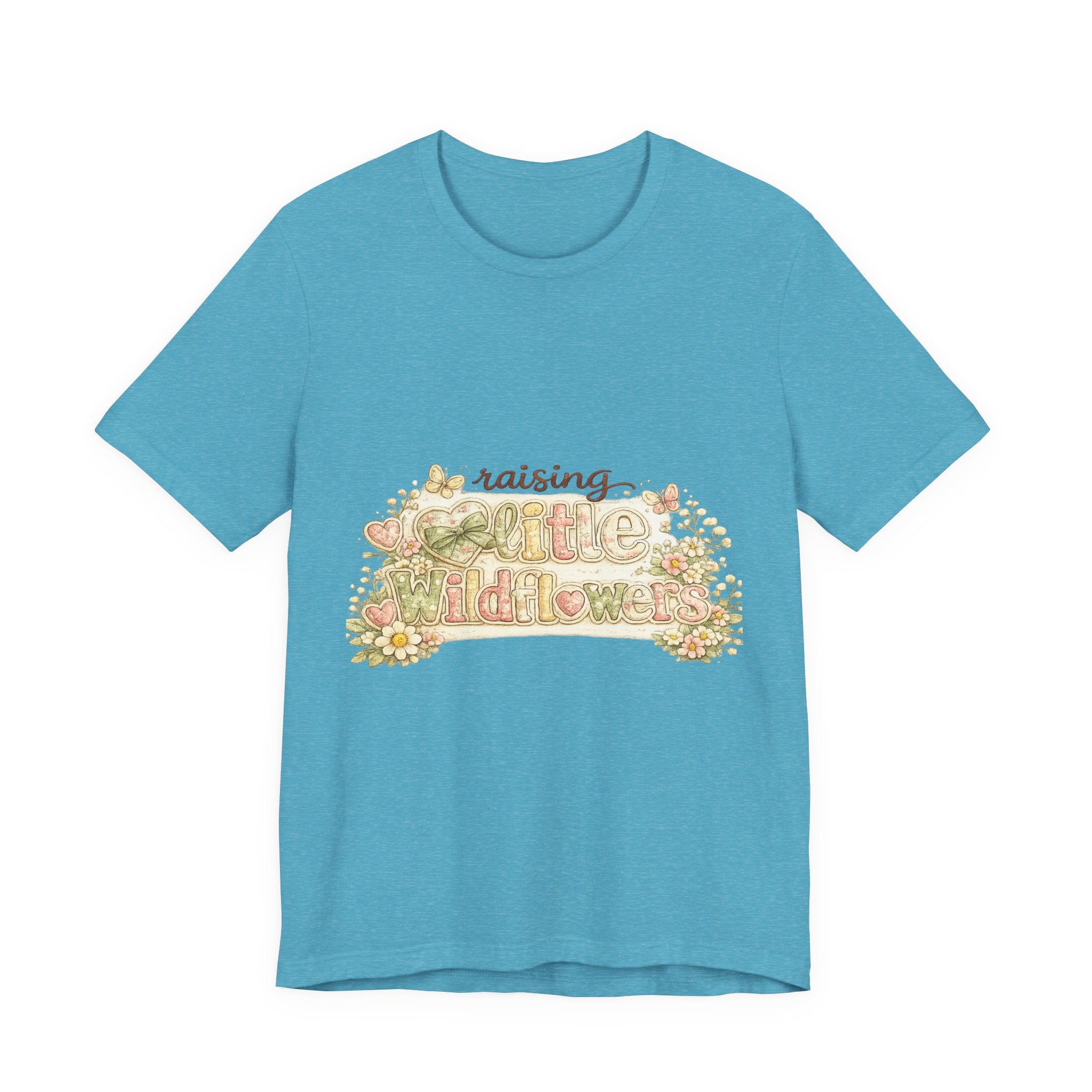 Raising Little Wildflowers — Cute Mom & Kids Graphic Tee