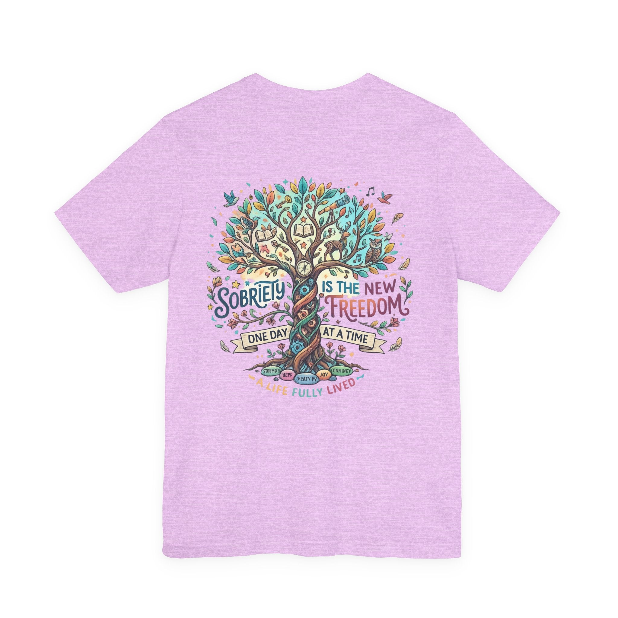 Sobriety Support Tee — Recovery Slogan T-Shirt