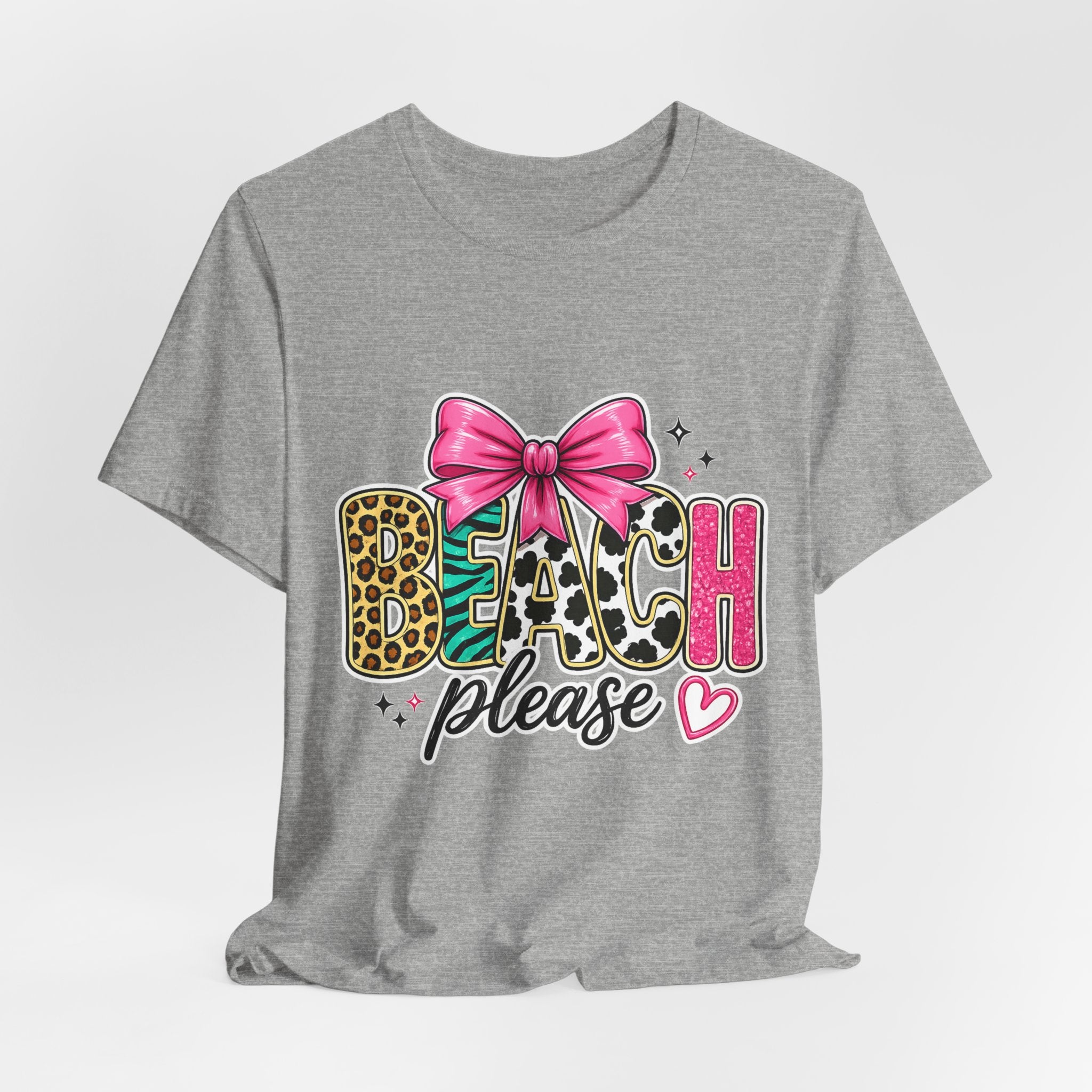 Beach Please — Funny Women's Beach Graphic Tee