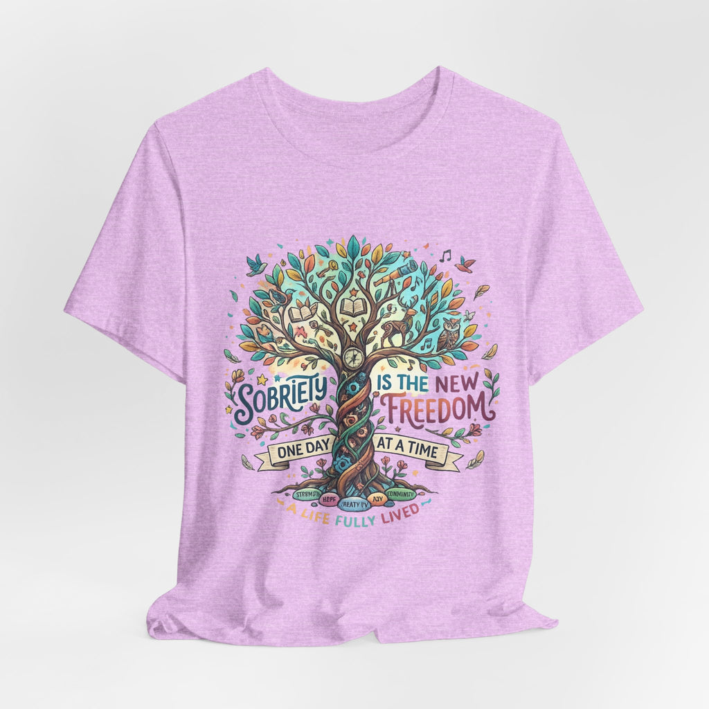 Sobriety Is the New Freedom — Inspirational Women's Graphic Tee