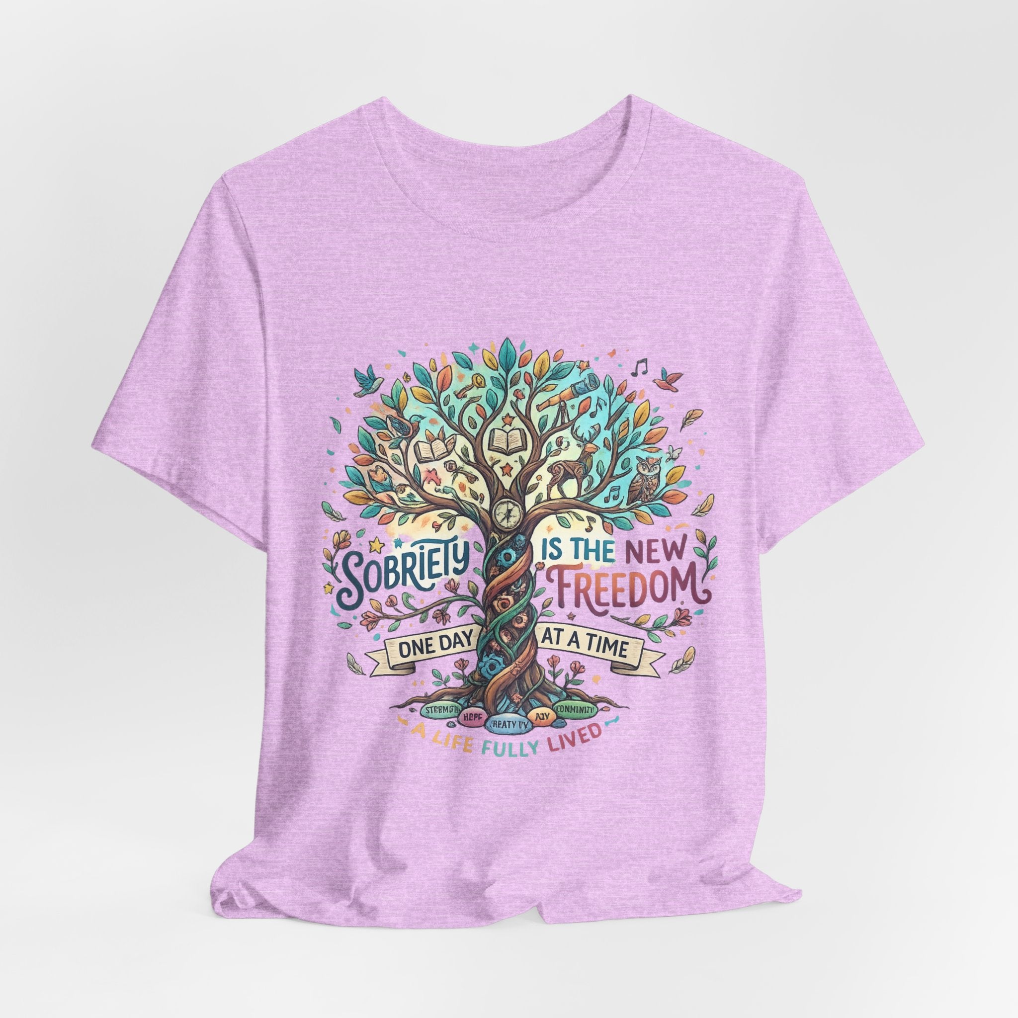 Sobriety Is the New Freedom — Inspirational Women's Graphic Tee