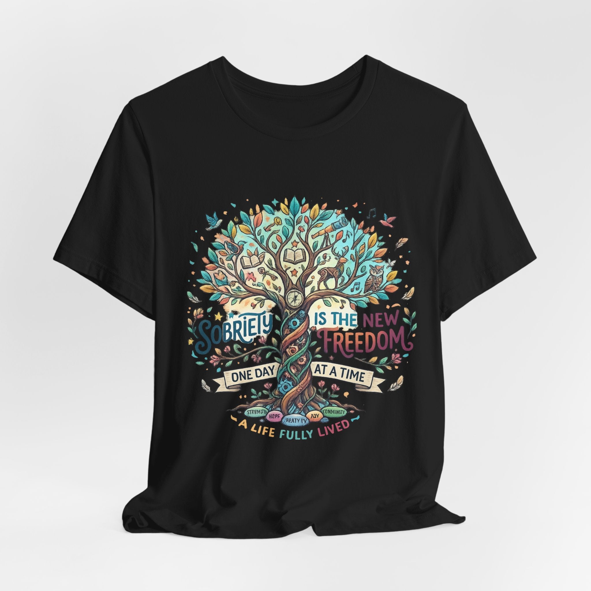 Sobriety Is the New Freedom — Inspirational Women's Graphic Tee