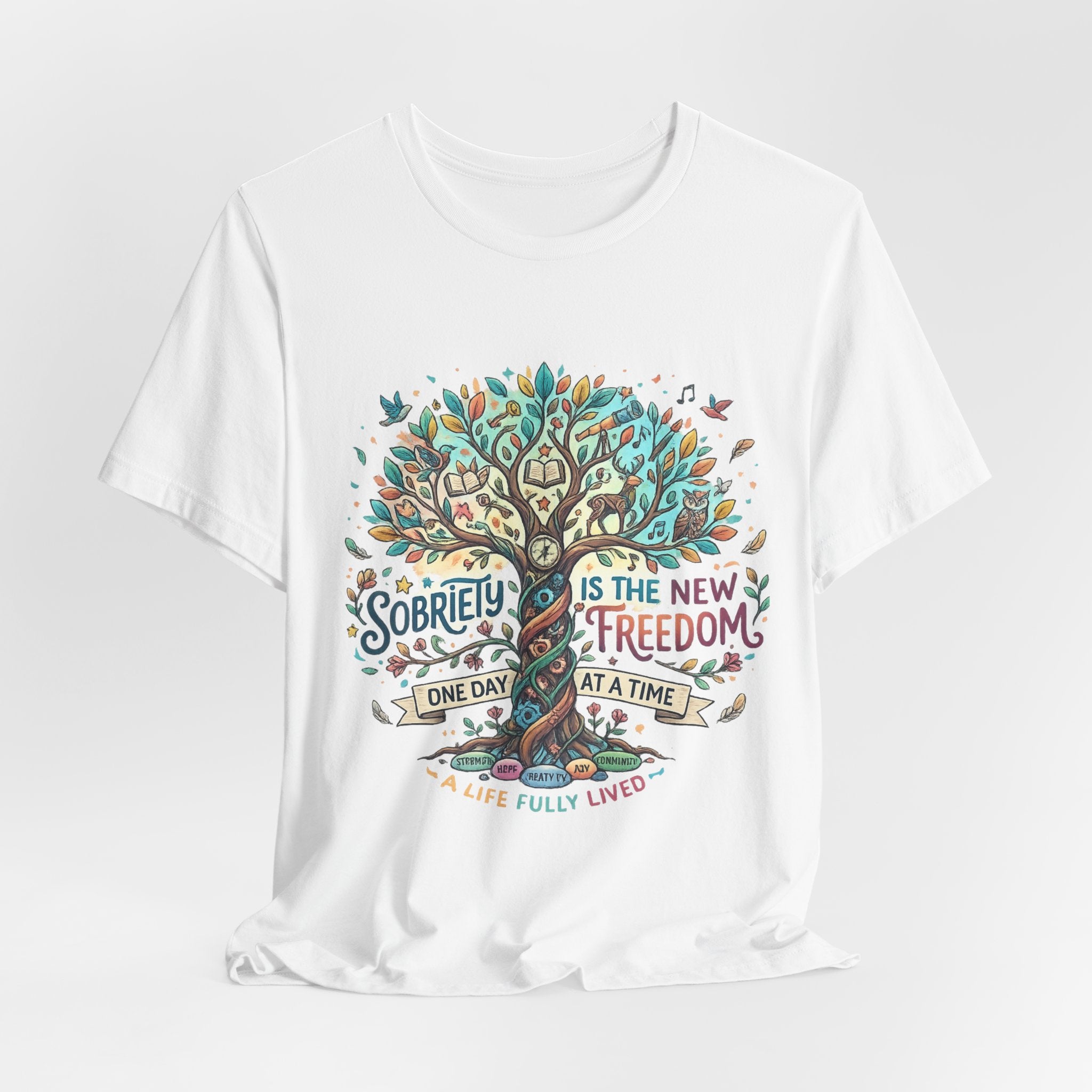 Sobriety Is the New Freedom — Inspirational Women's Graphic Tee