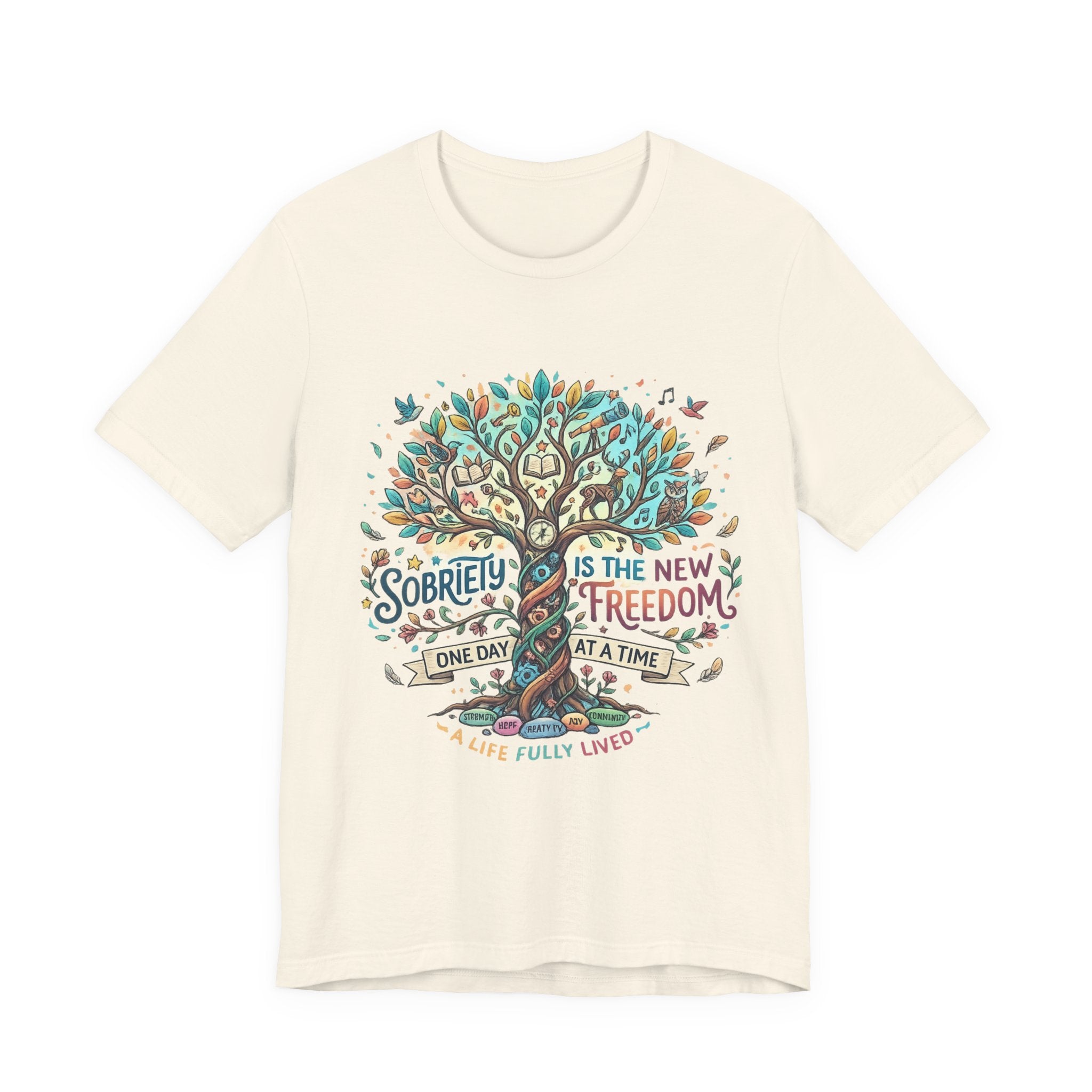 Sobriety Is the New Freedom — Inspirational Women's Graphic Tee