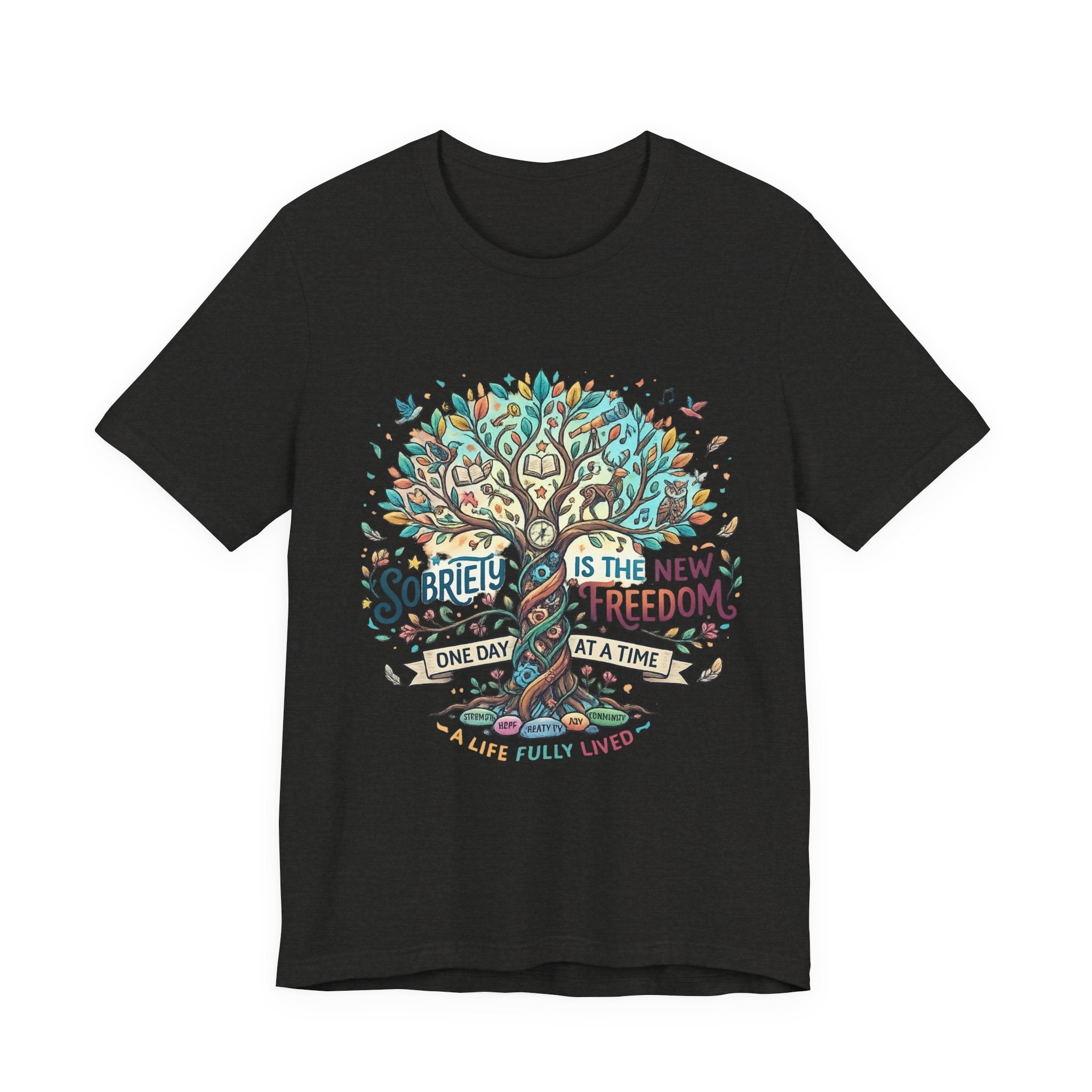 Sobriety Is the New Freedom — Inspirational Women's Graphic Tee